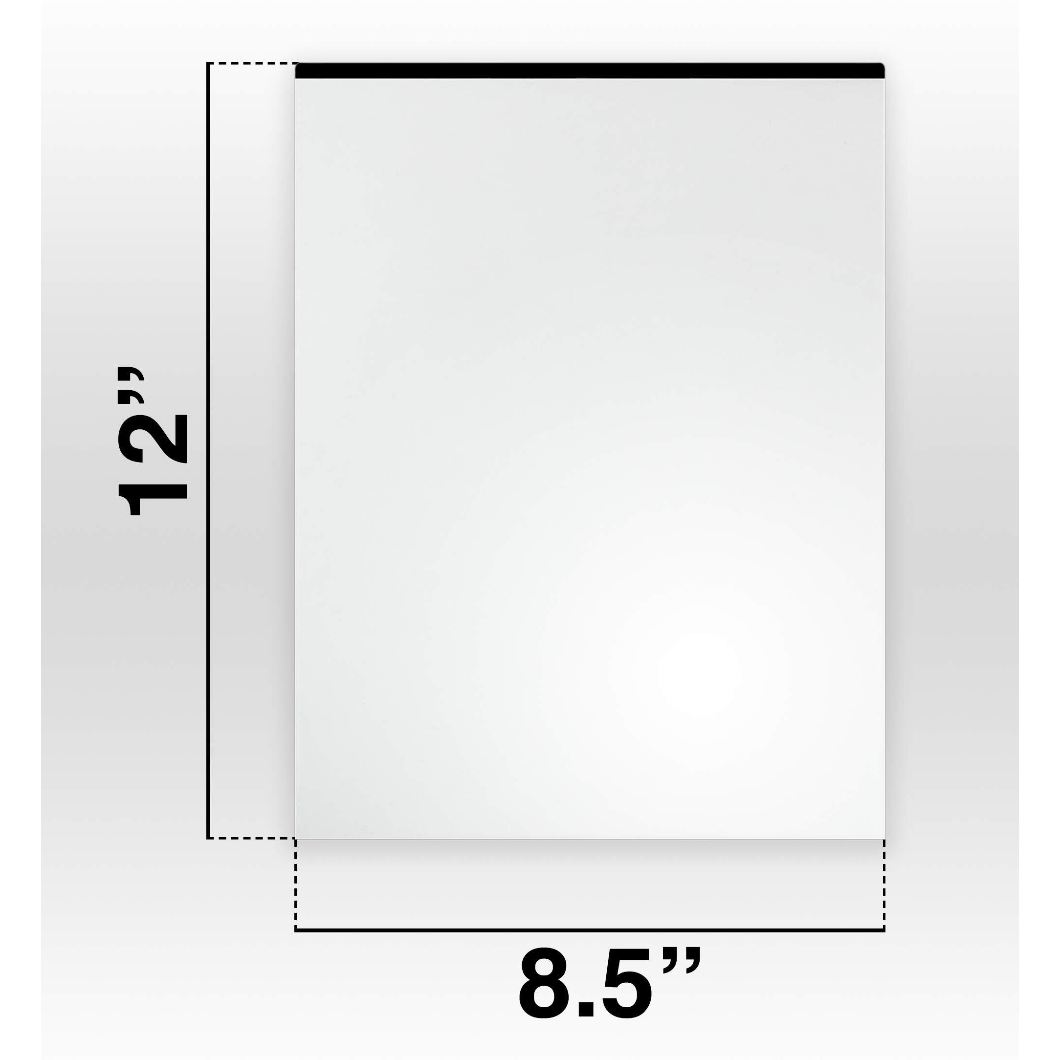 Plustek A4 / Letter Size Document Carrier Sheets (Pack Of 5) - Protects Fragile Paper And A3 Size Document By Folding Support Epson  Brother  Fujitsu And Canon Document Scanner