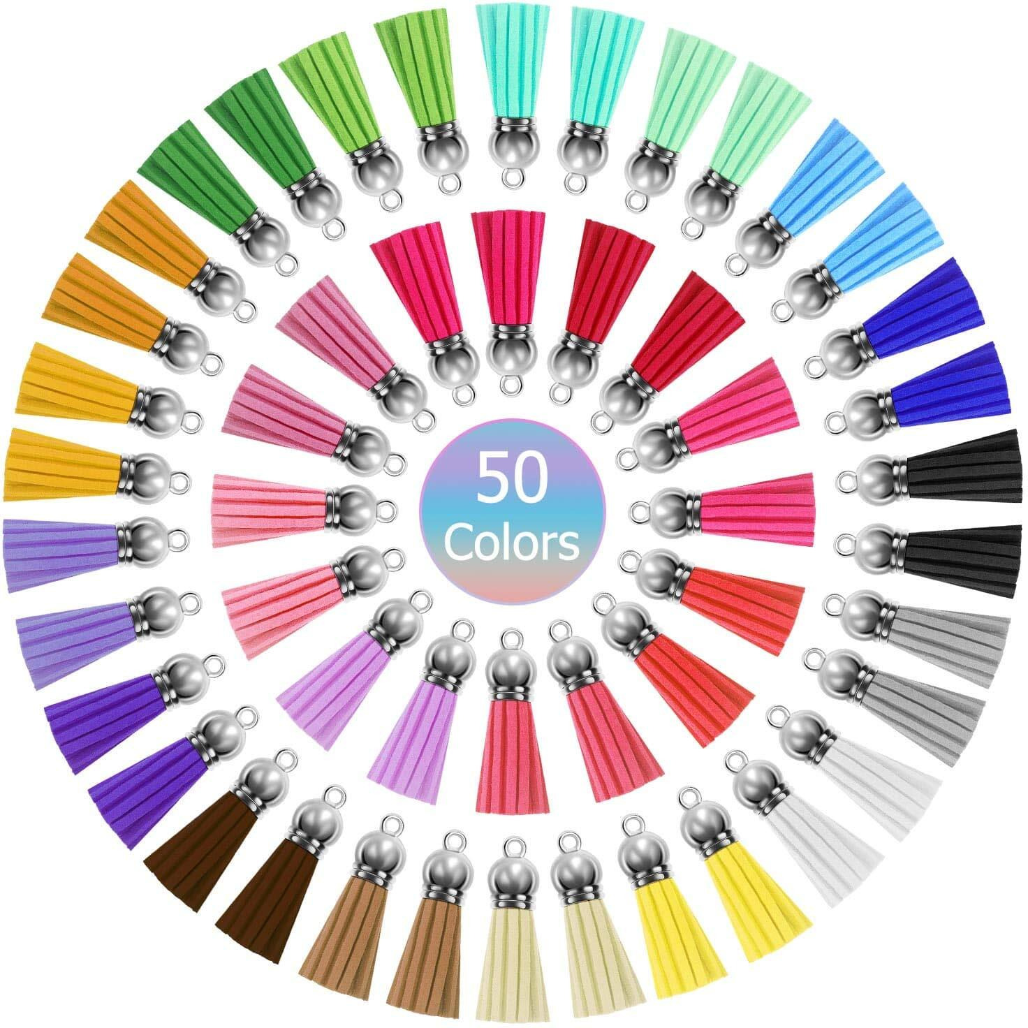 Shynek Acrylic Blank Keychains  200 Pcs Clear Keychain Blanks For Vinyl With 50 Pcs Acrylic Blanks  50 Pcs Keychain Tassels  50 Pcs Key Rings With Chain And 50 Pcs Jump Rings