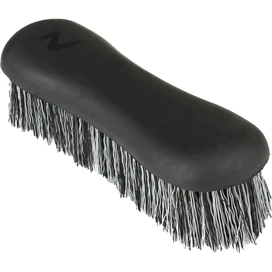 Horze Soft Grip Dandy Brush - Short Bristle - Black - One Size