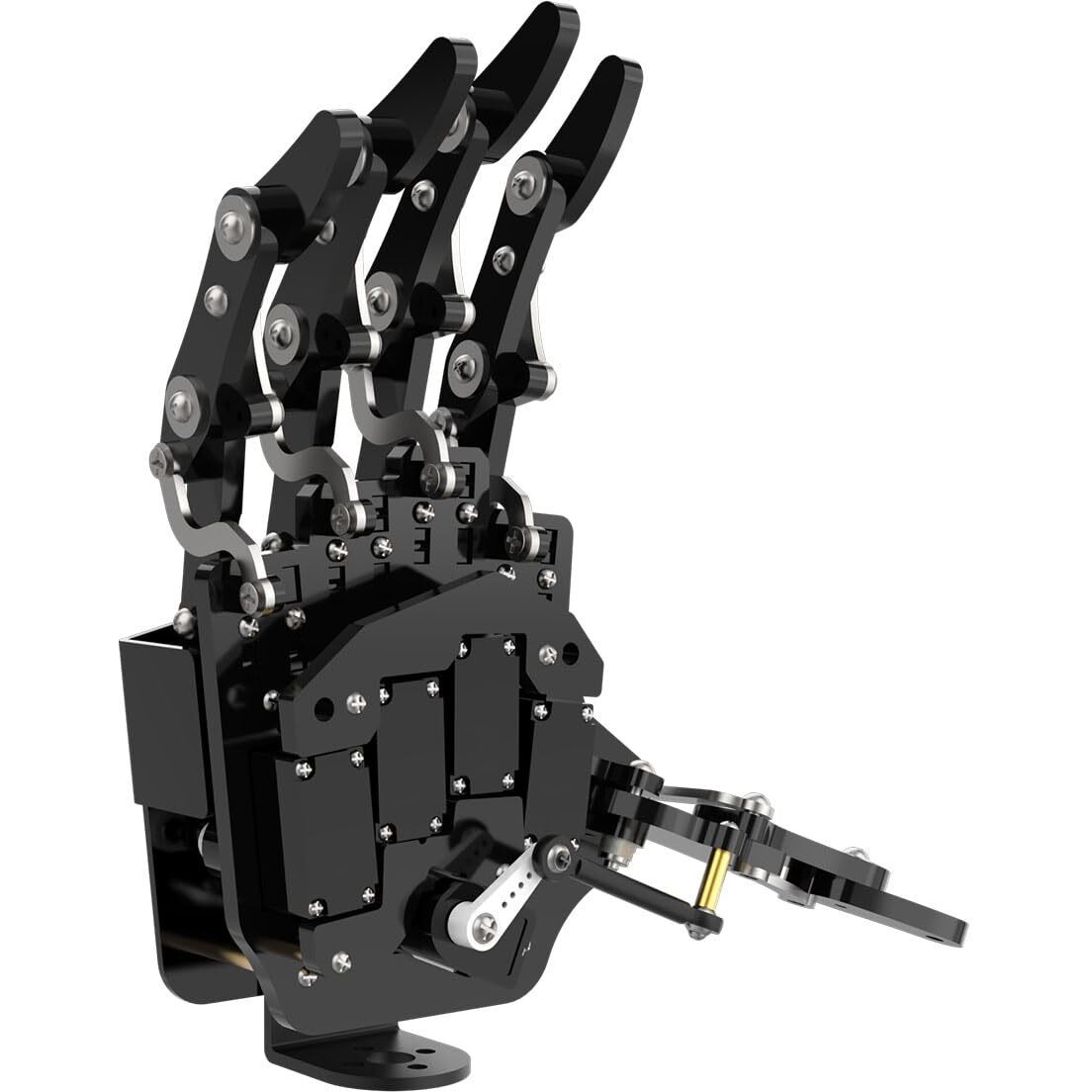 Robot Hand Five Fingers Solely Movement Bionic Robot Mechanical Arm Diy  Right Hand