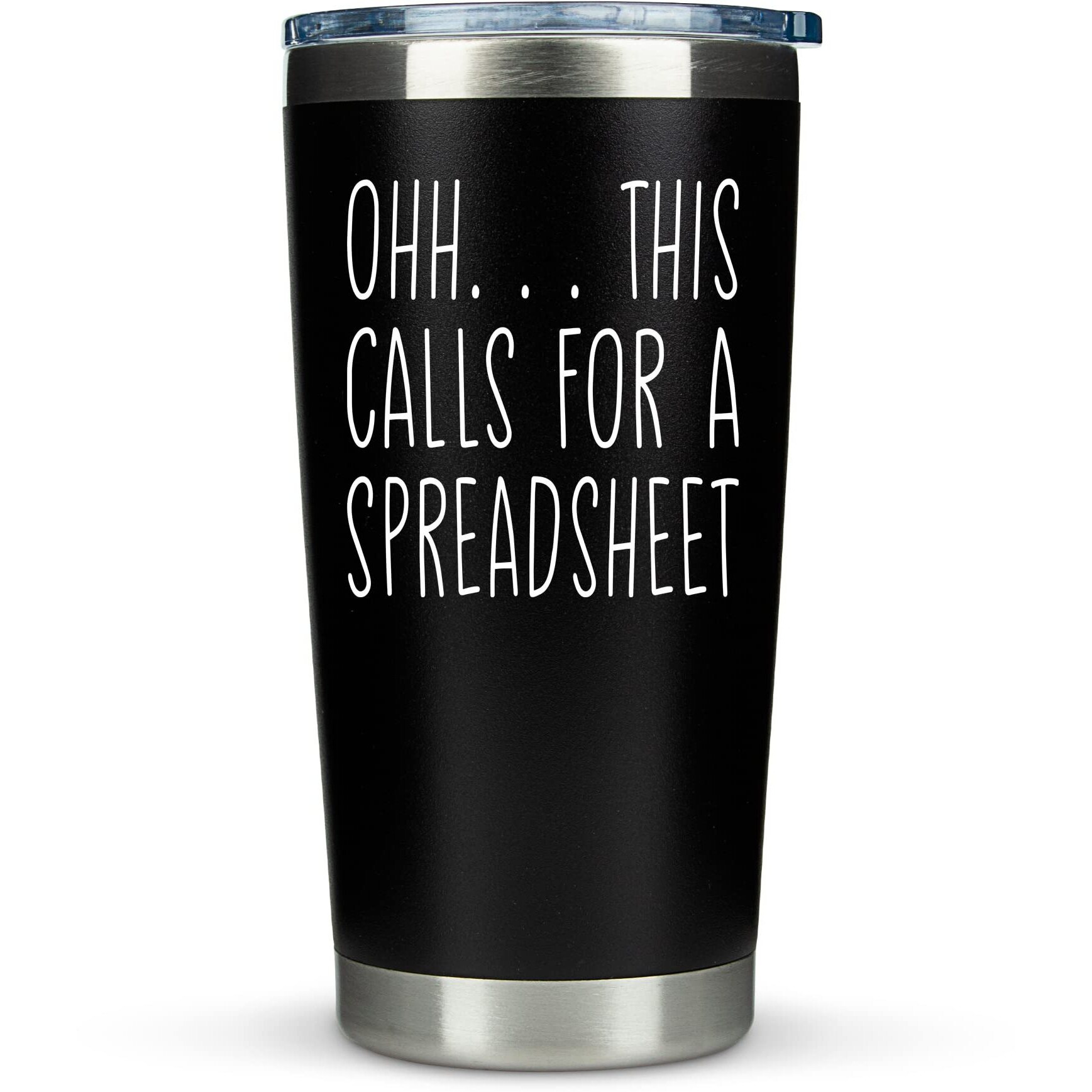 Klubi Accountant Gifts Spreadsheet Mug - 20Oz Tumbler Coffee Mug Oh This Calls For A Spreadsheet Funny Gift For Accounting  Boss  Cpa  Men  Women  Nerd