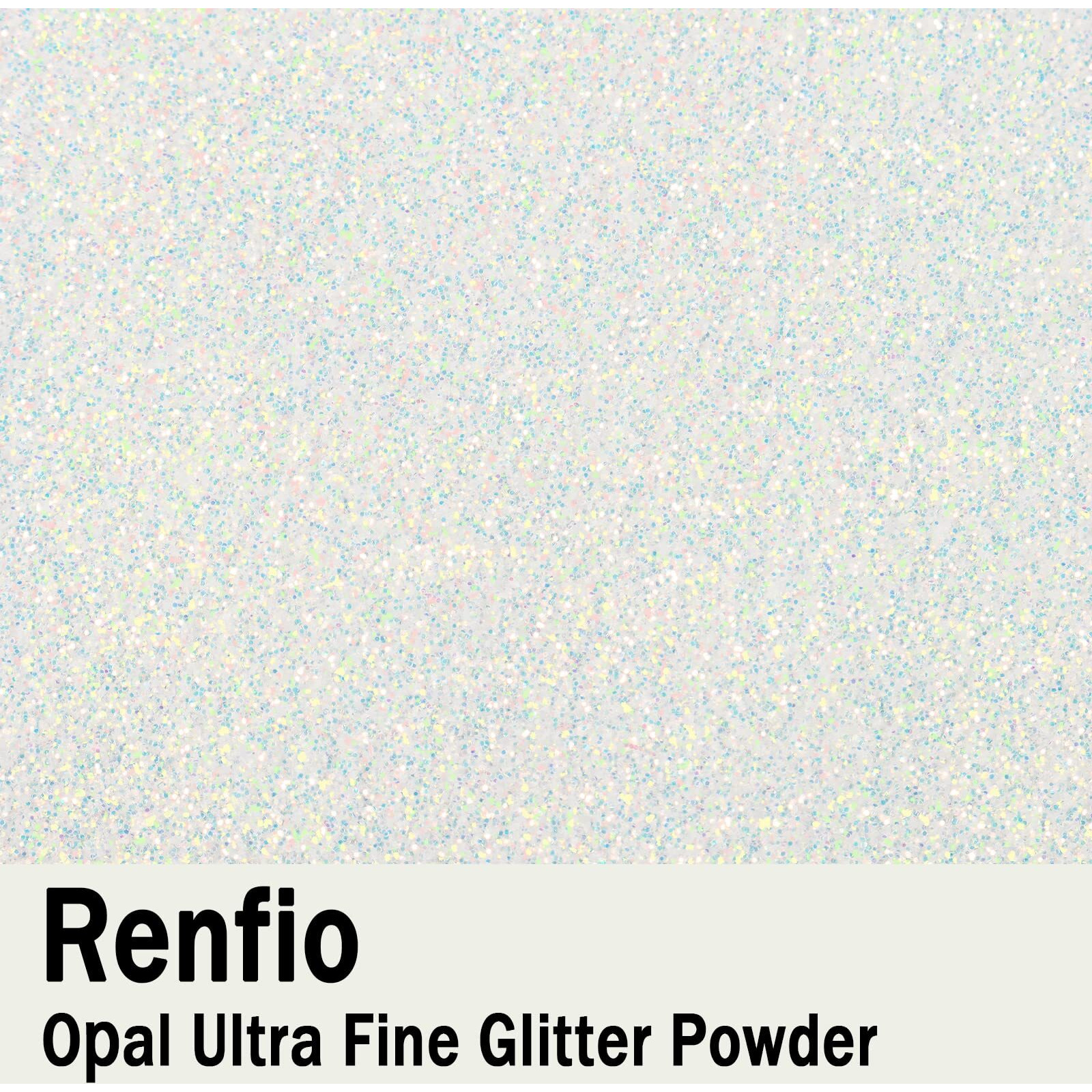 Renfio Opal Ultra Fine Glitter Powder Metallic Resin Glitter 1.75 Oz (50G) Pet Flakes Crafts Sequins 1/128"" 0.008"" 0.2Mm Epoxy Chips Flakes For Tumblers Slime Decoration - Magic Opal