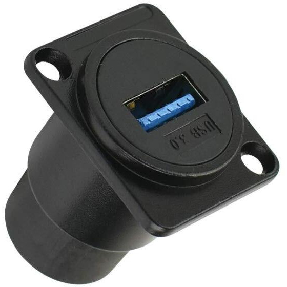 Toronce Usb3.0 D Series Panel-Mount Connector | D-Usb-3.0 Usb 3.0 Pass Through Connector