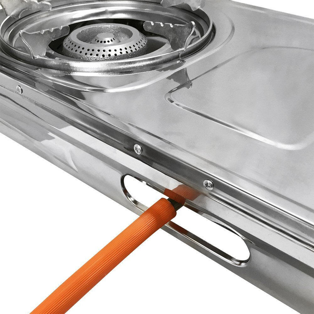 Portable 2 Double Burners Stove Range Propane Gas Stove 20 000 Btu