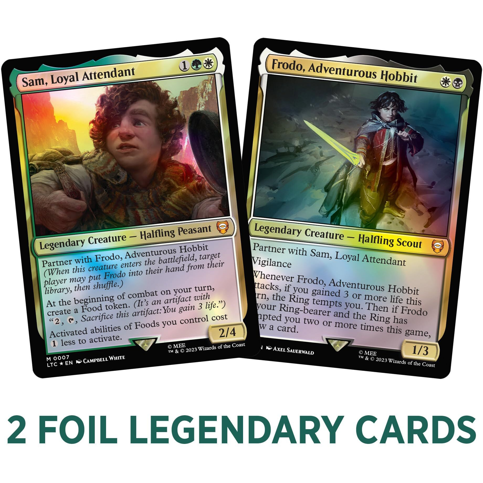 Magic The Gathering The Lord Of The Rings Tales Of Middle-Earth Commander Deck 2 + Collector Booster Sample Pack