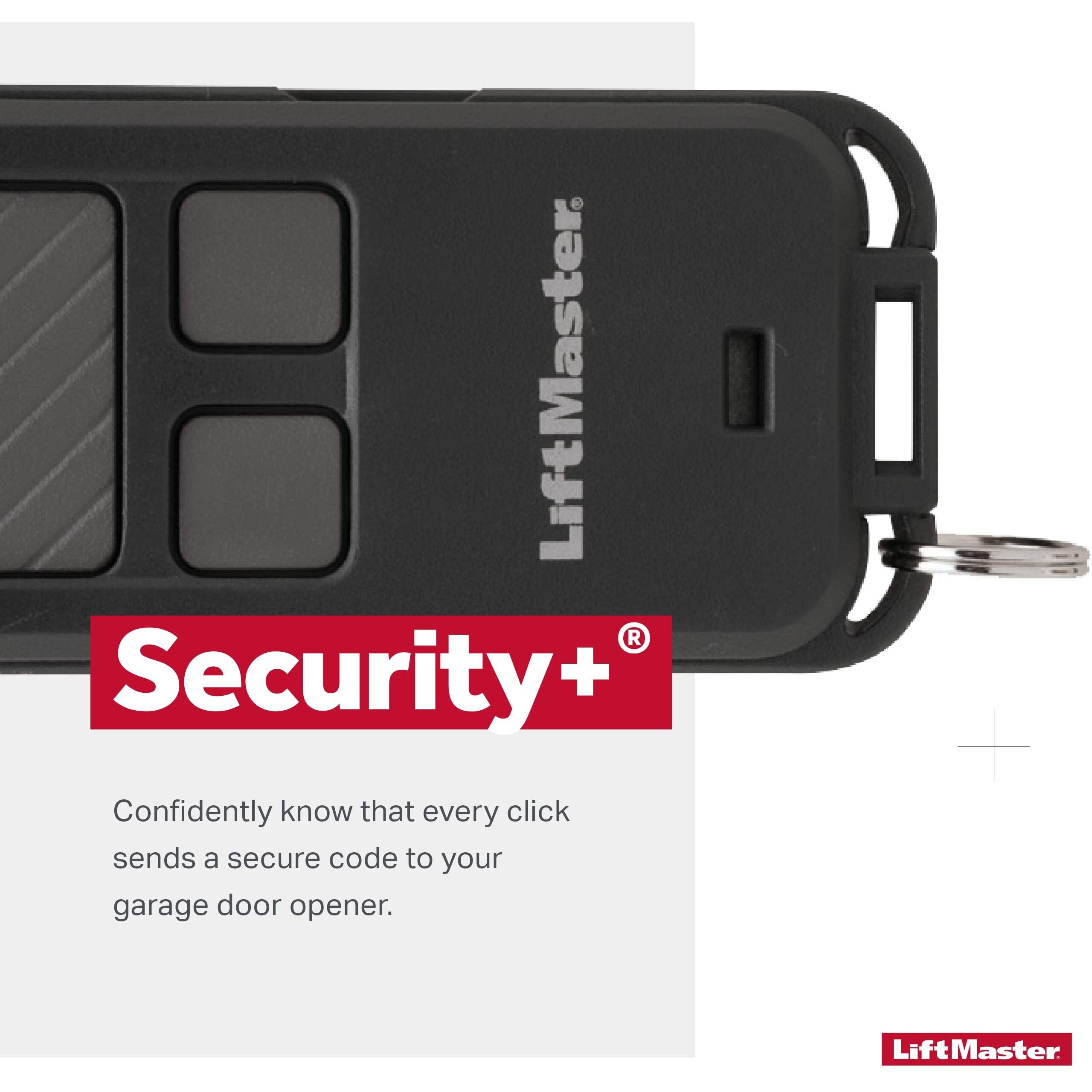 Liftmaster 890Max Security+ 3-Button Mini Remote Garage Door Opener Control - Include 3-Volt Battery