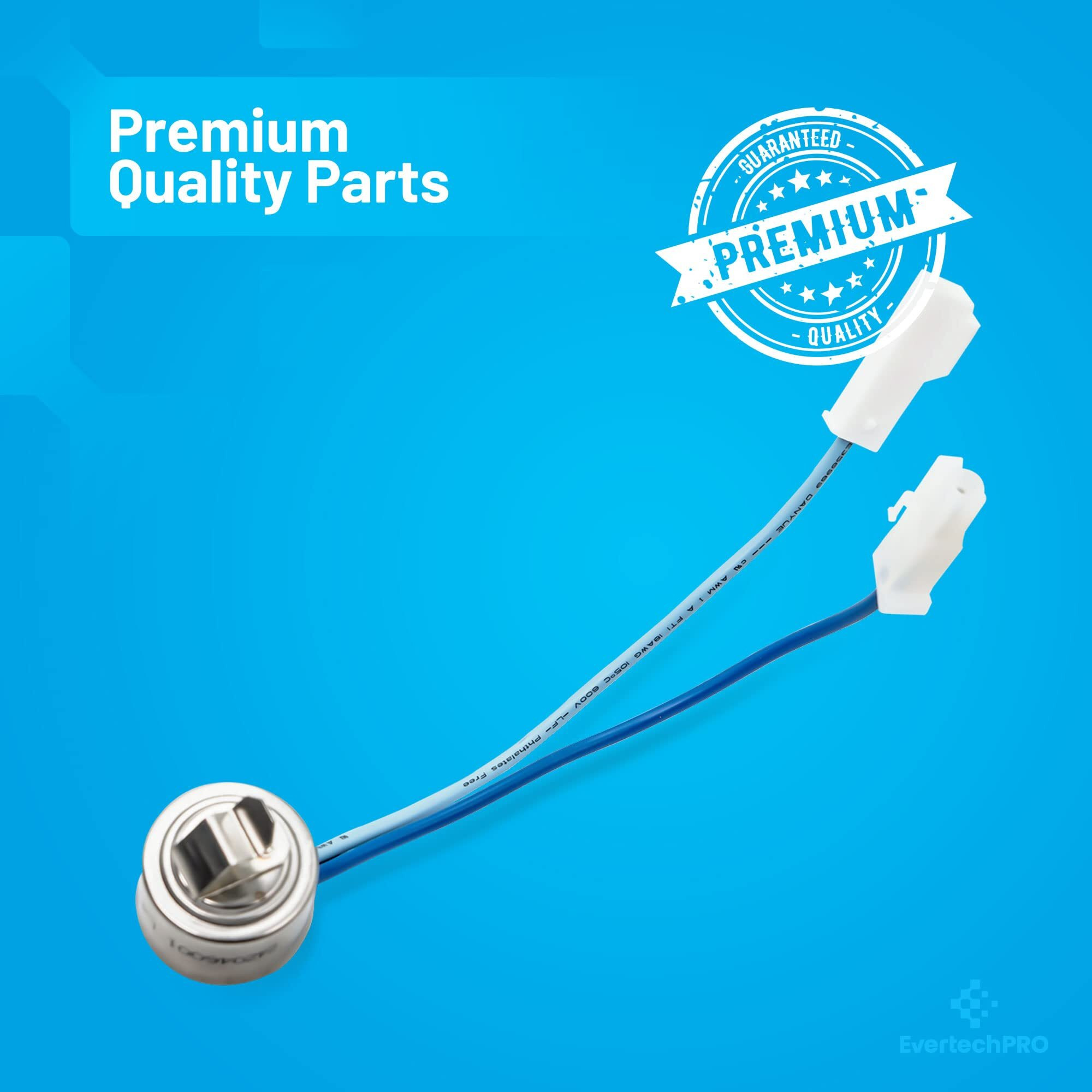 Evertechpro Refrigerator Thermostat Defrost Replacement For Frigidaire 242046001 1564839 Ah2378768 Ea2378768 Ps2378768