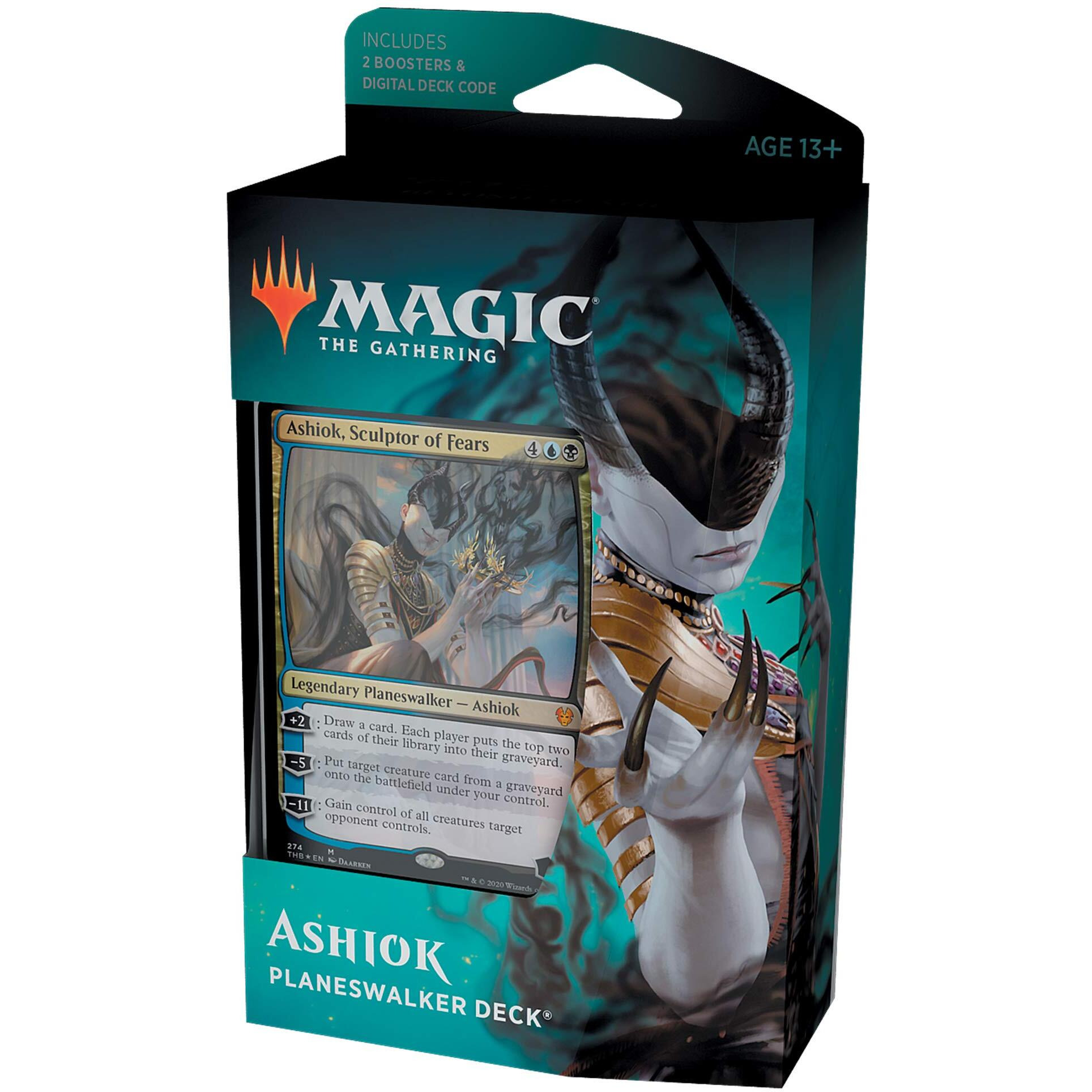 Magic The Gathering Ashiok  Sculptor Of Fears Planeswalker Deck | Theros Beyond Death | 60-Card Starter Deck