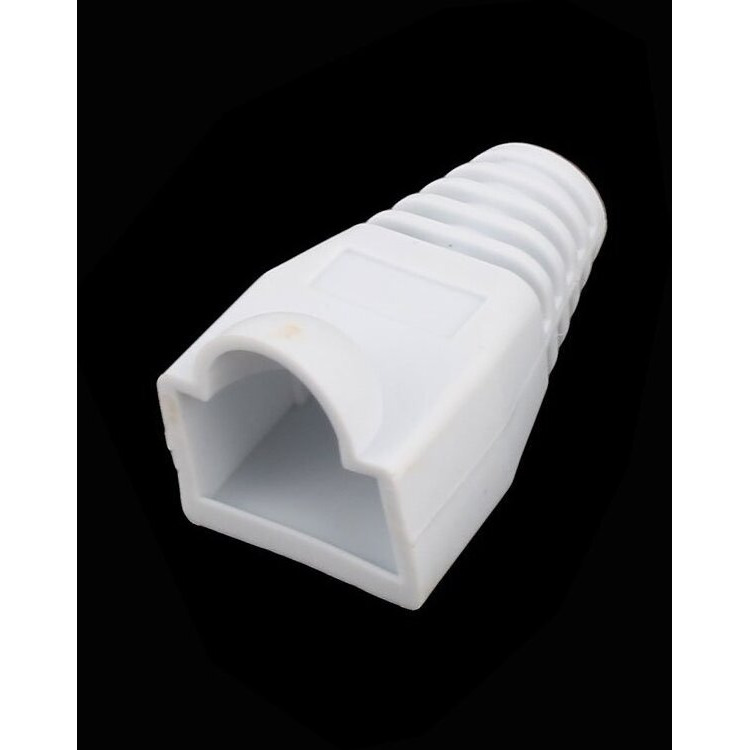 Yiovvom Soft Plastic Ethernet Rj45 Cable Connector Boots Cover Strain Relief Boots Cat5 Cat5E Cat6 Cat6E 100Pcs