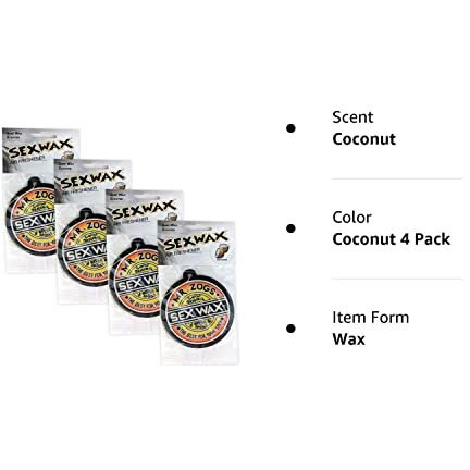 Sex Wax Air Freshener Multi Pack (Coconut 4 Pack)