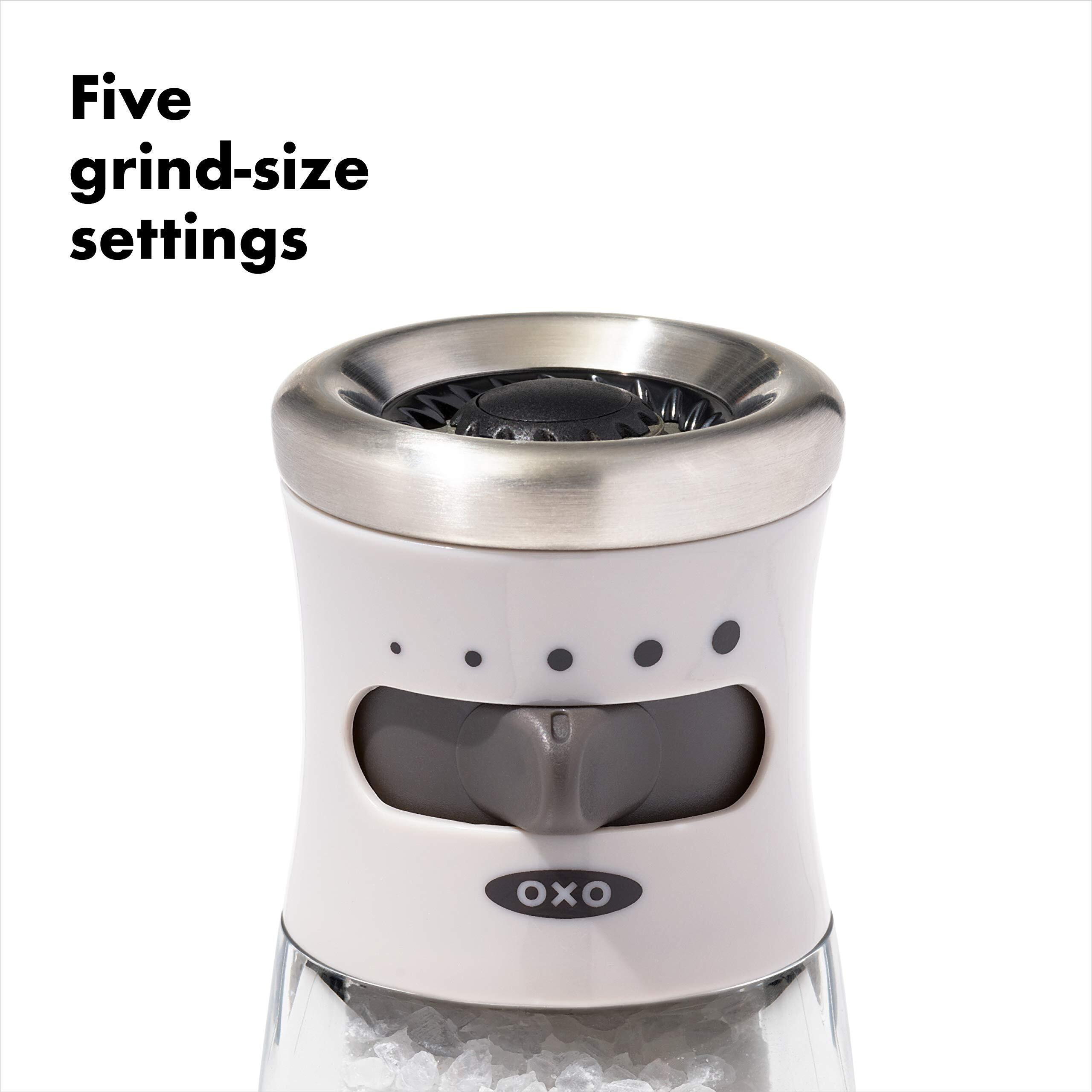 New Oxo Good Grips Contoured Mess-Free Salt Grinder