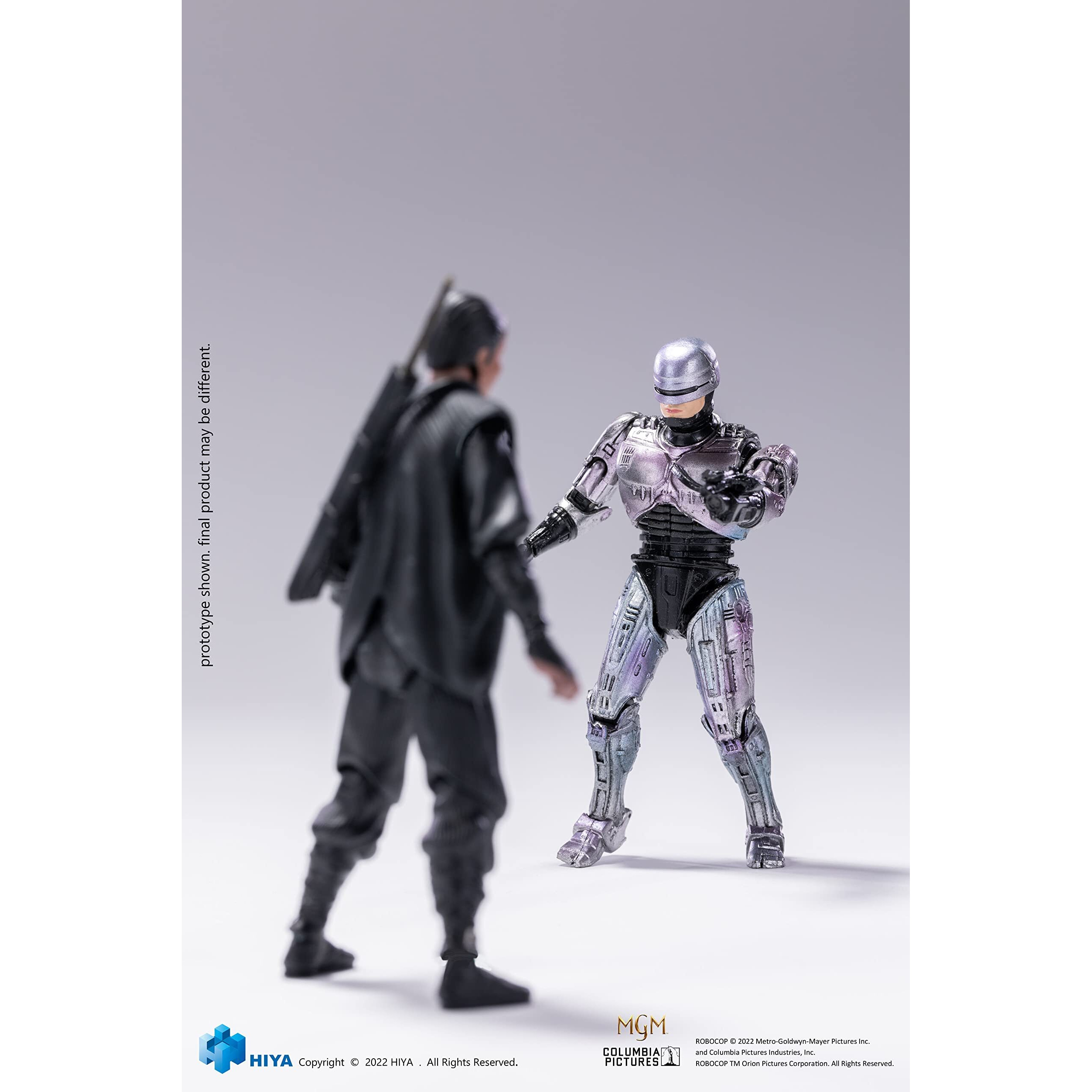 Hiya Toys Robocop 3 Robocop Vs Otomo Px Edition 118 Scale Exquisite Mini Action Figure Two-Pack  Multicolor
