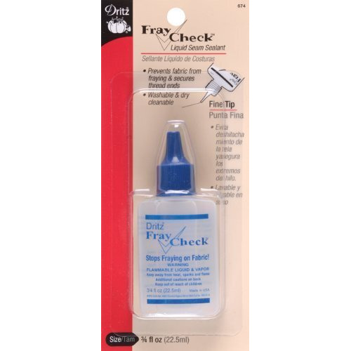 Dritz Fray Check Liquid Seam Sealant  0.75 Oz. (3 Pack)