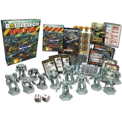 Catalyst Game Labs Battletech Alpha Strike Box Set - Sci-Fi Mech Miniatures Wargaming - Fast Play Starter Set For Strategy Game Enthusiasts  Brown