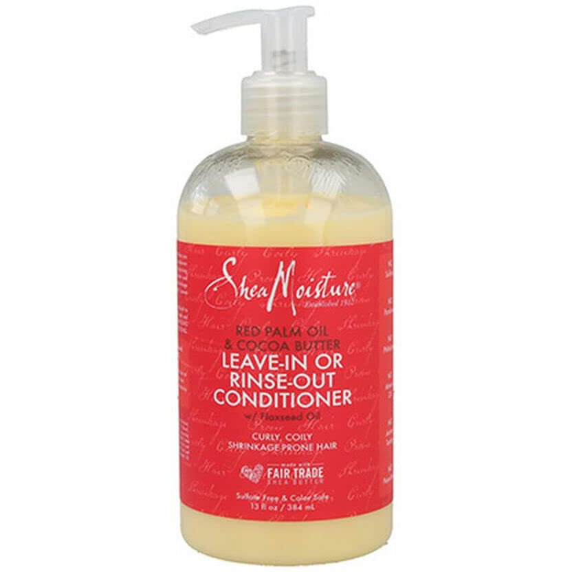 Sheamoisture Conditioner For Curly Hair Red Palm Oil And Cocoa Butter With Flaxseed Oil 13 Oz