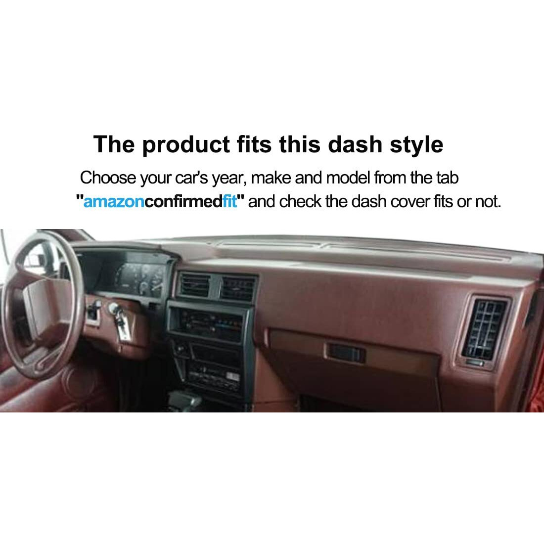 Dash Cover Mat Custom Fit For Nissan Pathfinder D21 Hardbody Pickup Truck 1986-1993  Dashboard Cover Pad Carpet Protector (Black) F77