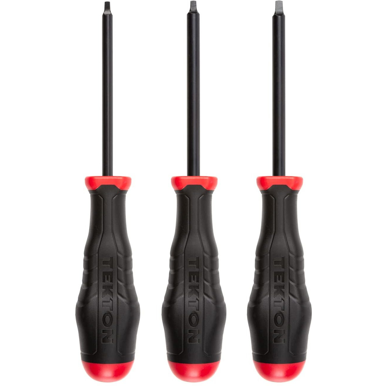 Tekton Square High-Torque Black Oxide Blade Screwdriver Set  3-Piece (S1-S3) | Dhq91004