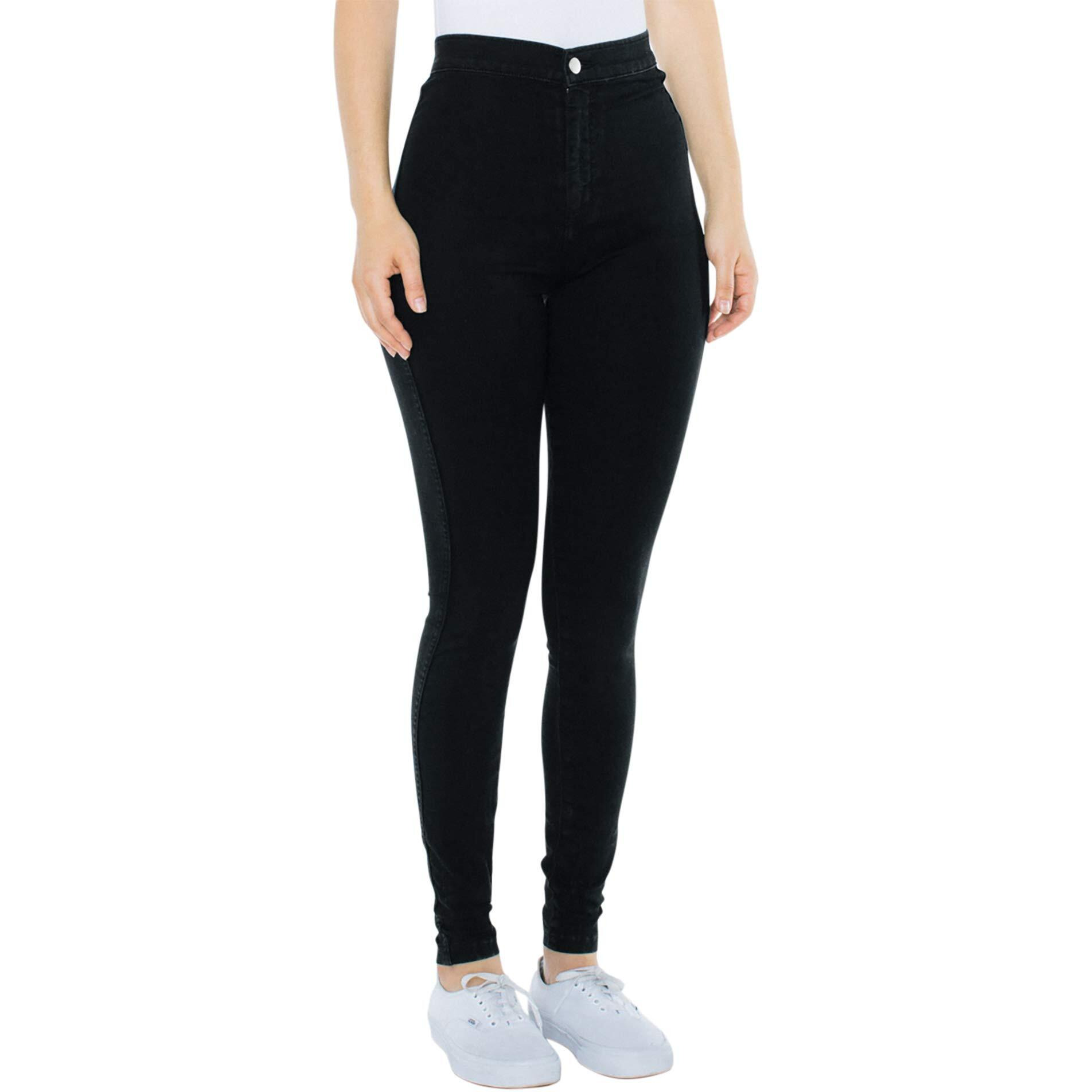 American Apparel Women's The Easy Jean  Black  Small