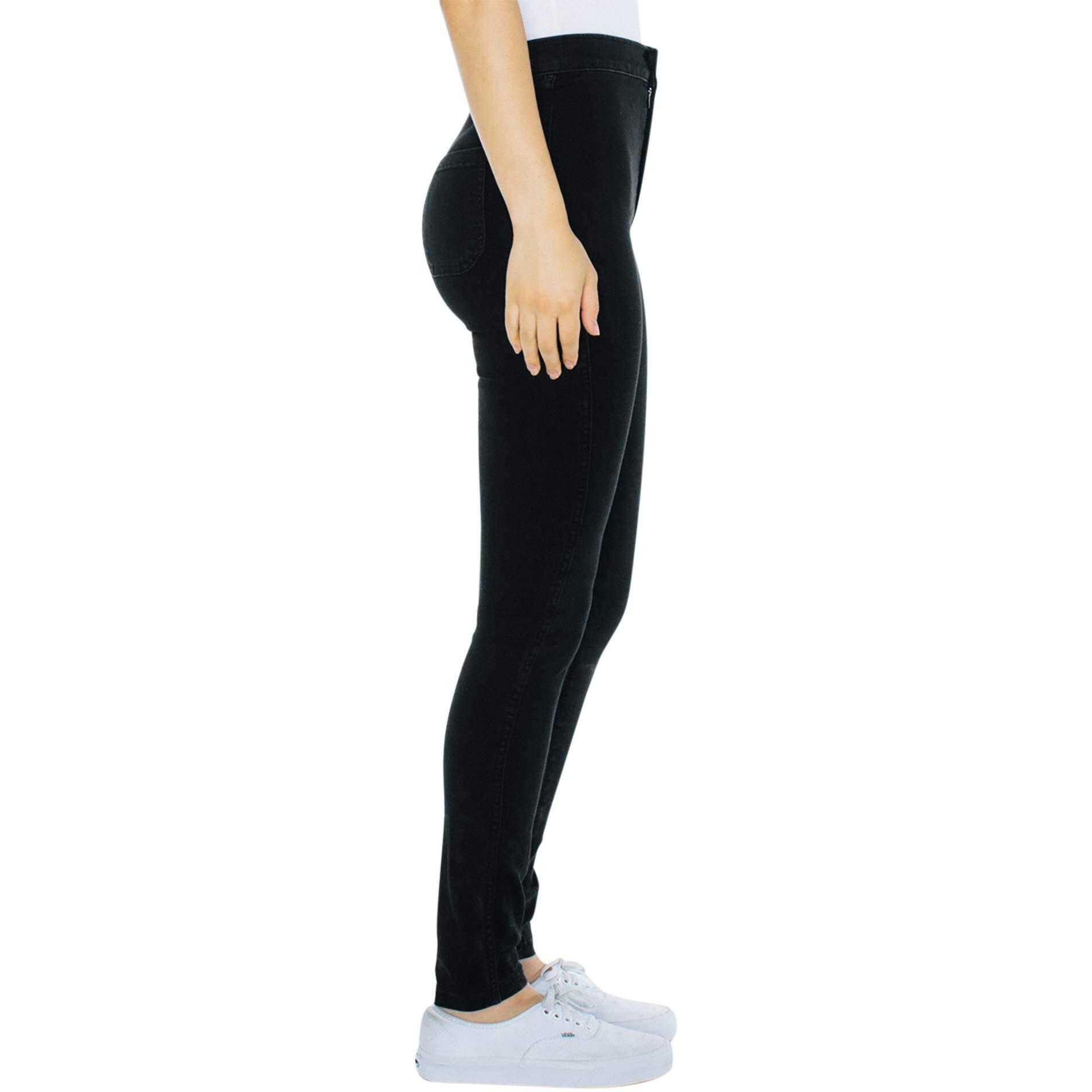 American Apparel Women's The Easy Jean  Black  Small