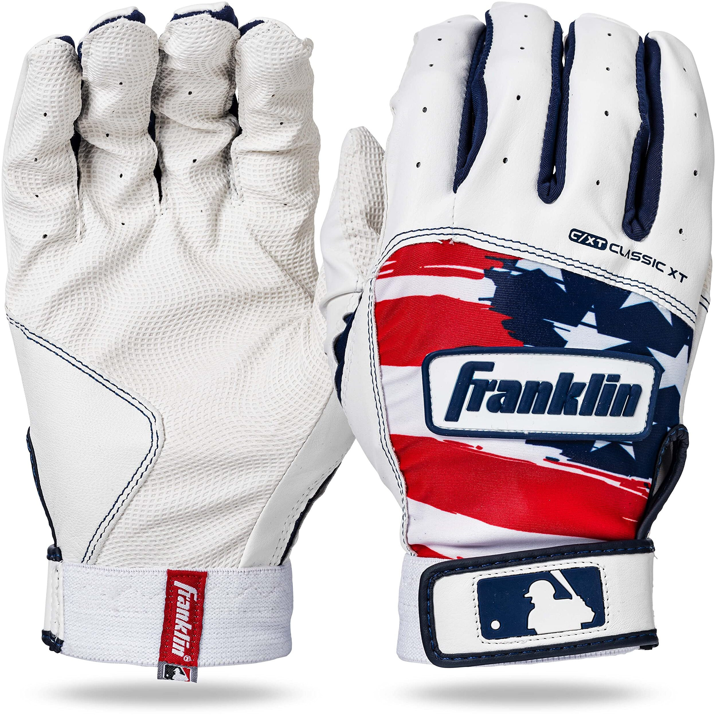 Franklin Sports Classic Xt Batting Gloves  Pair - Usa - Adult X-Large
