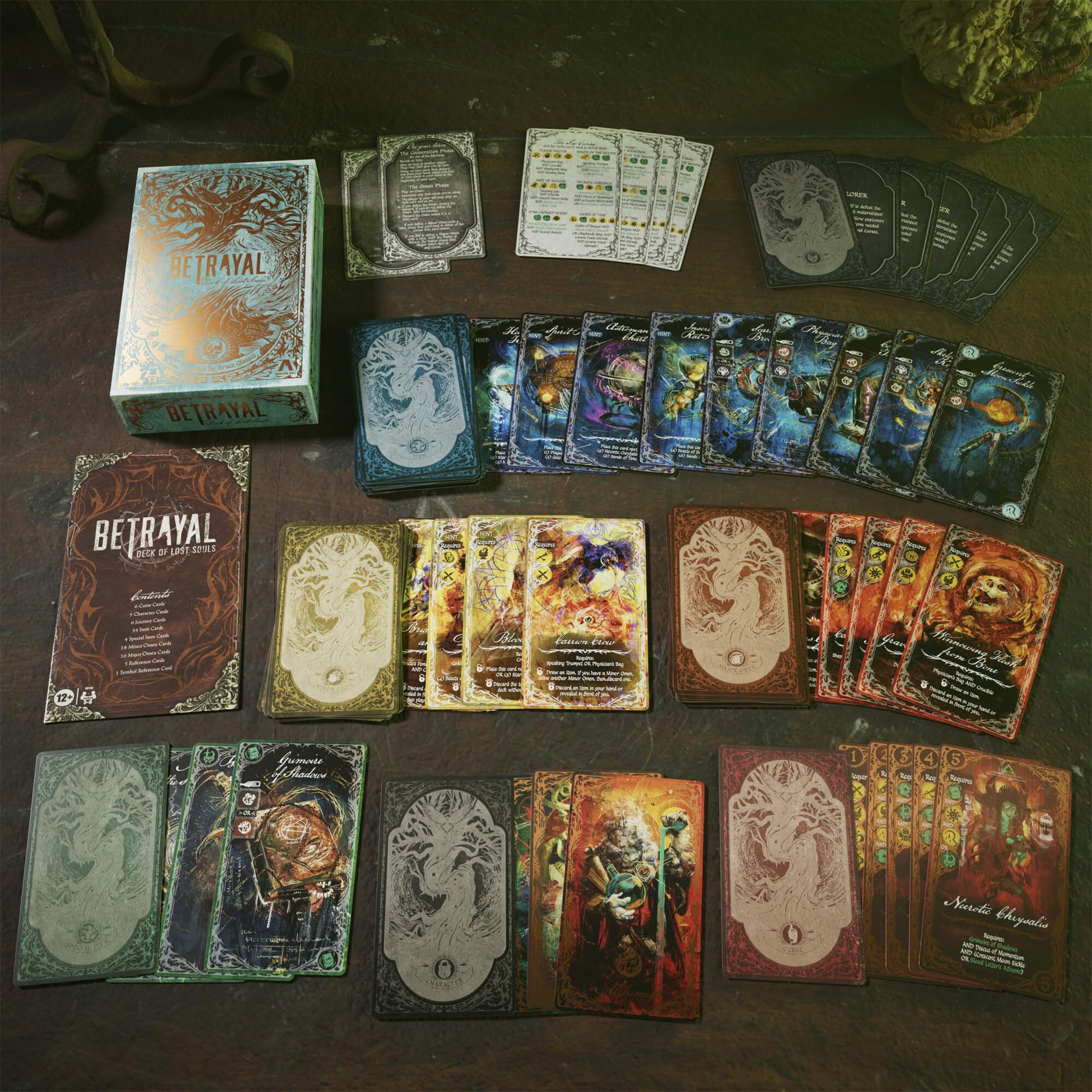 Betrayal Deck Of Lost Souls Card Game | Tarot-Inspired Secret Roles Game | Ages 12 And Up | 3 To 5 Players | 20 Mins. Avg. | Cooperative Strategy Games