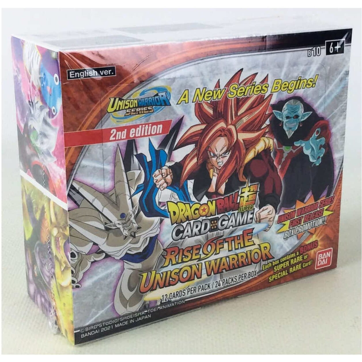 Dragon Ball Super Rise Of The Unison Warrior Booster Box 2Nd Edition