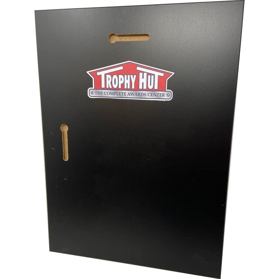 Trophy Hut Employee Of The Month Award Plaque. Custom 8"&quotX10"" Picture Plaque Holds A 4"&quotX6"" Photo. Employee Appreciation Award. Black Matte Finish