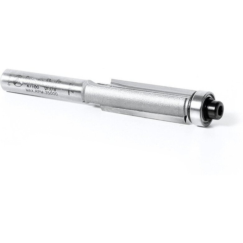 Amana Tool - 47100 Carbide Tipped Flush Trim 3/8 Dia X 1"" 4 Shank