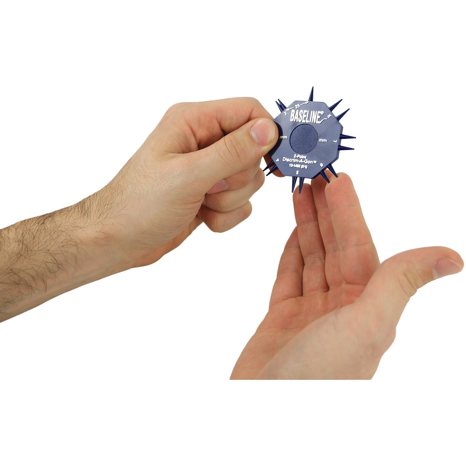 Baseline 2-Point Discrim-A-Gon 2 Disc Set For Sensory Evaluation  Physical Therapy  Rehabilitation  Recovery Professional Evaluation With Plastic Tips