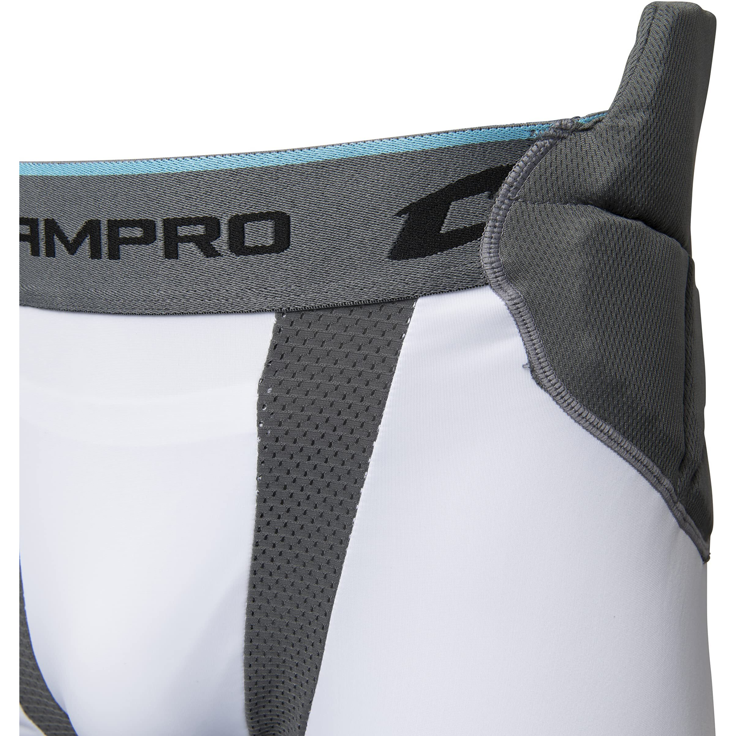 Champro Unisex-Adult Man-Up - 7-Pad Girdle   White   Adult X-Large