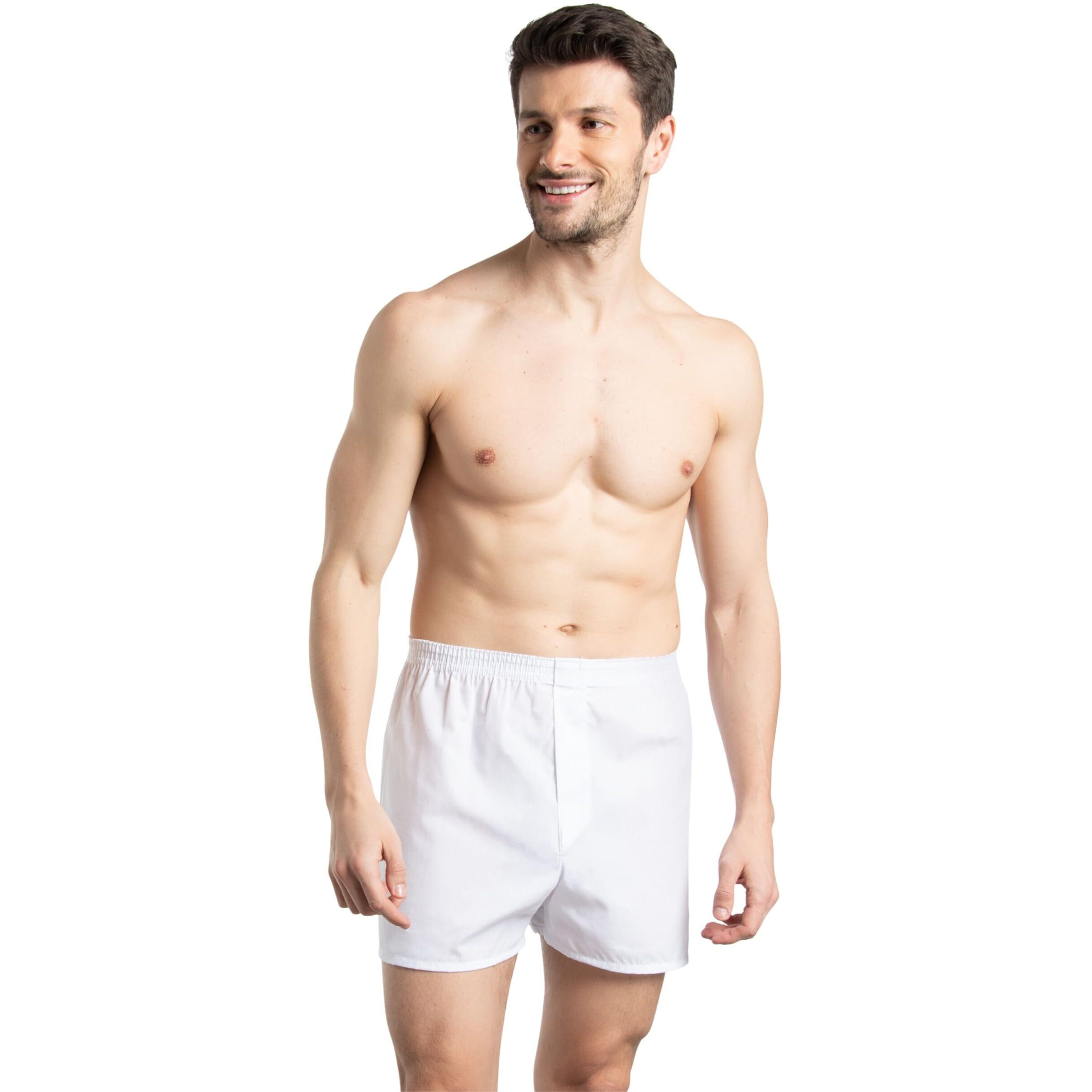 Fruit Of The Loom Mens Tag-Free Boxer Shorts Underwear  Woven - White  X-Large Us