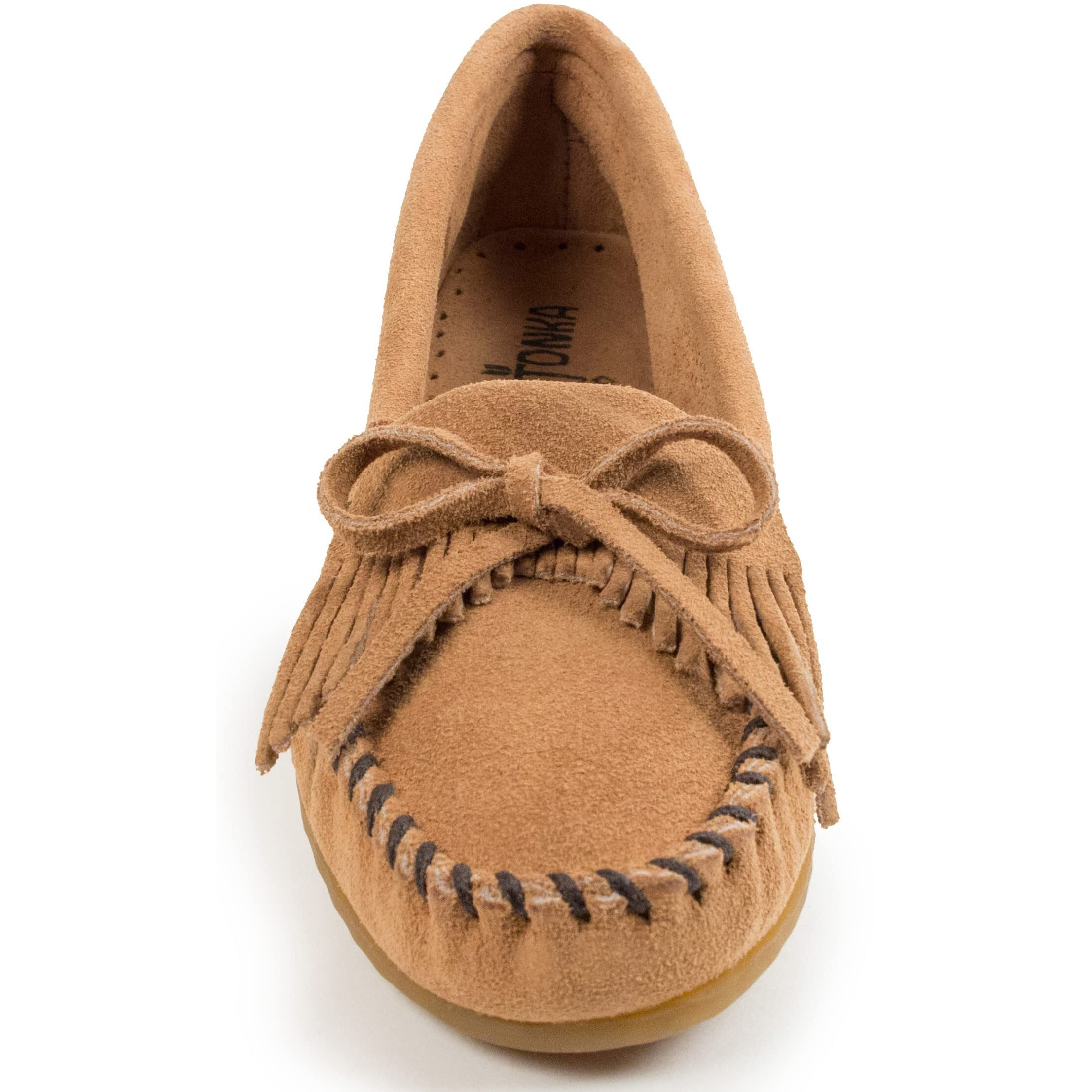 Minnetonka Women's Kilty  Taupe  8.5
