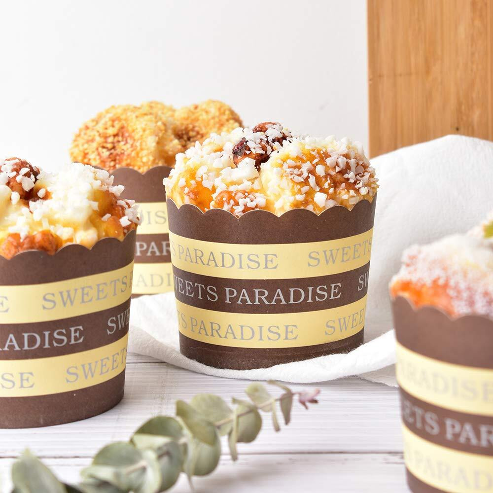 Hokpa 6Pcs Fake Cupcake  Simulation Sprinkle Frosting Artificial Realistic Cake Food Muffin Bread Dessert Mixed Food Model Kitchen Decoration Bakery Display Props