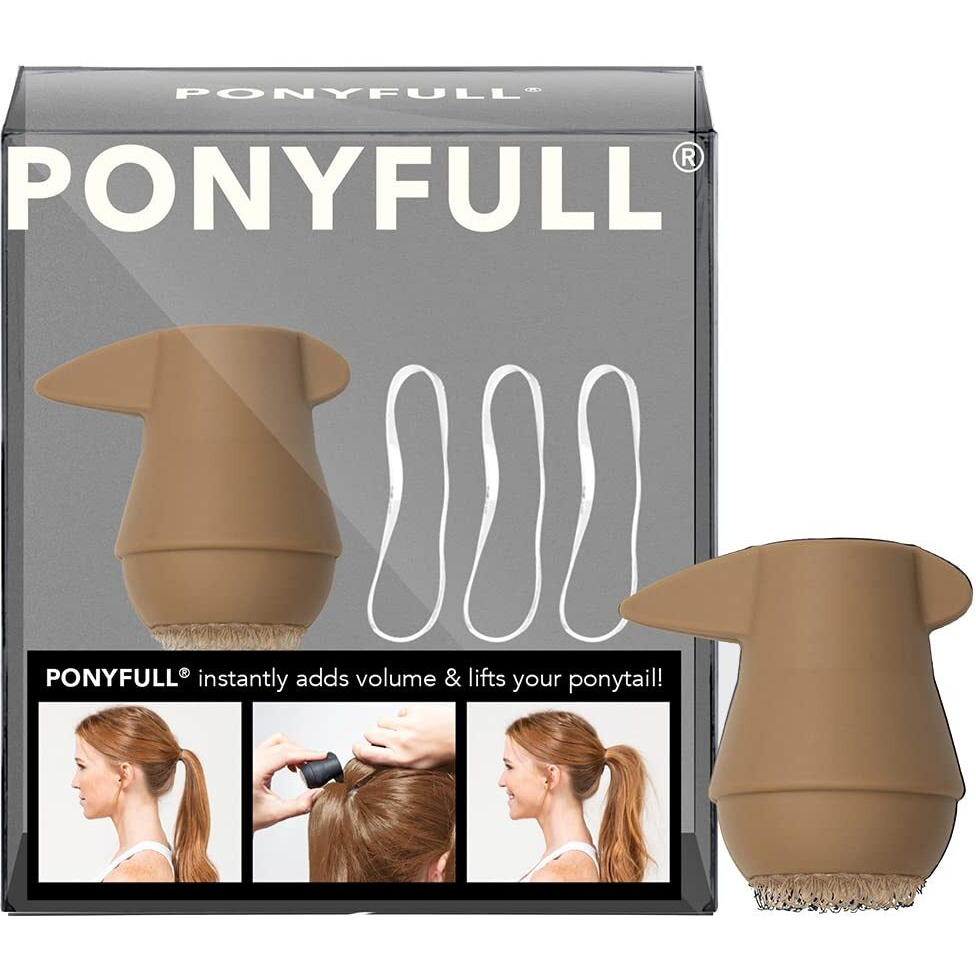 Kitsch Ponyfull Ponytail Volume Enhancer Hair Accessories For Women With 3 Ponytail Holders  Styling Tools That Adds Volume & Lift Your Pony Tail In Seconds For Daily Use Any Occasion  1 Pc (Blonde)