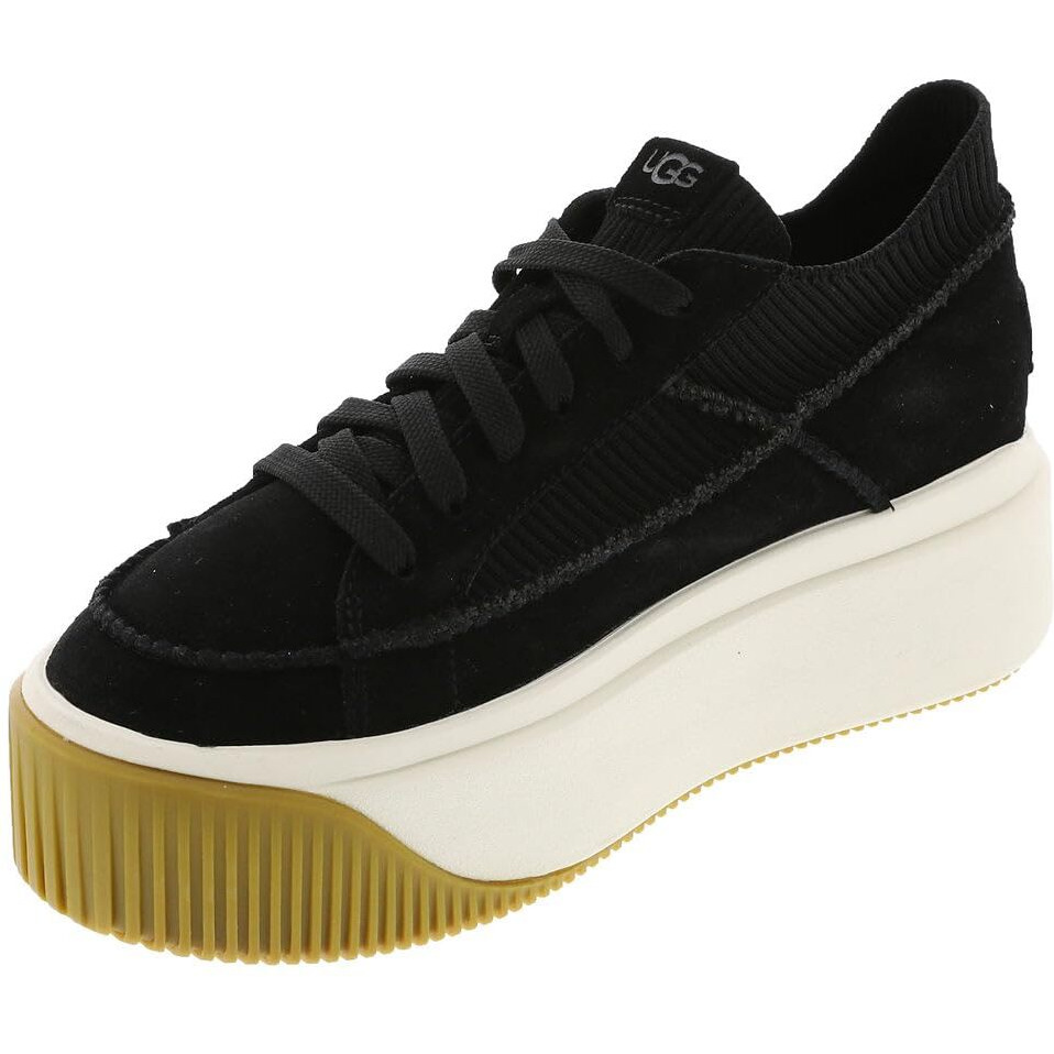 Ugg Women's Ez-Duzzit Lace Sneaker  Black  8