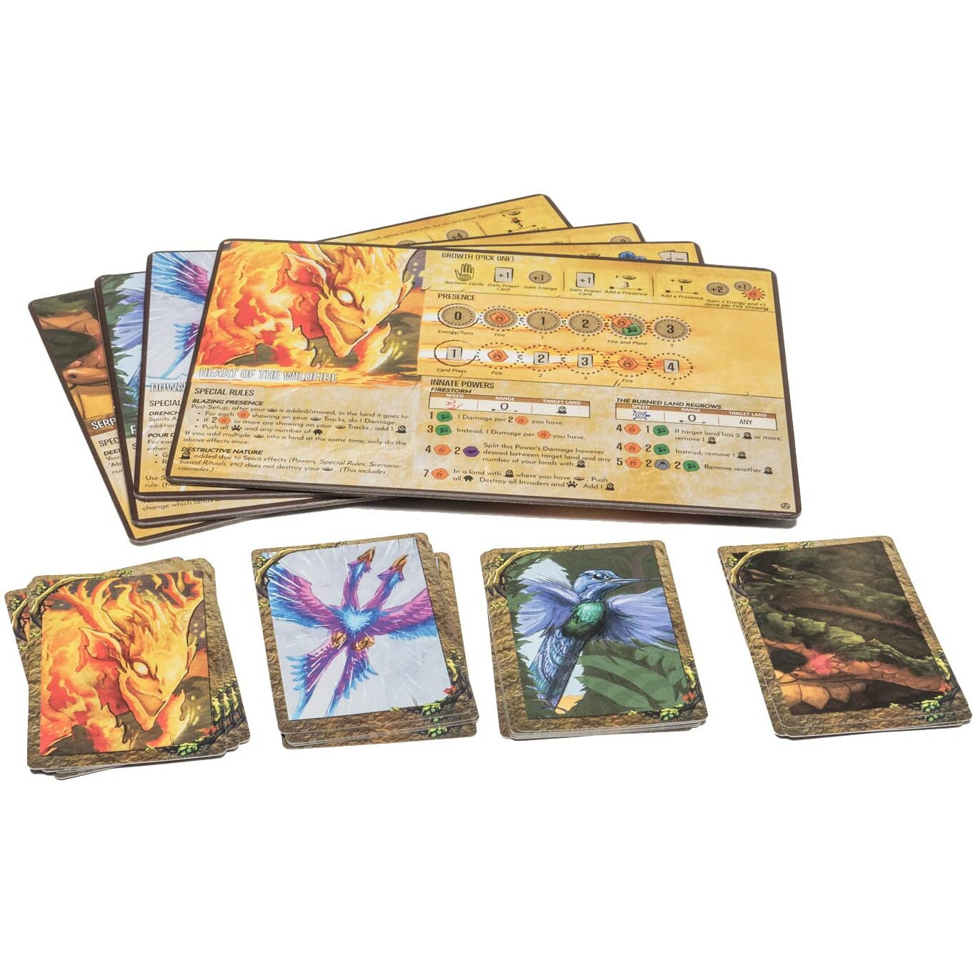 Greater Than Games | Spirit Island Feather & Flame | Cooperative Strategy Board Game Expansion | 1 To 4 Players | 90+ Minutes | Ages 14+