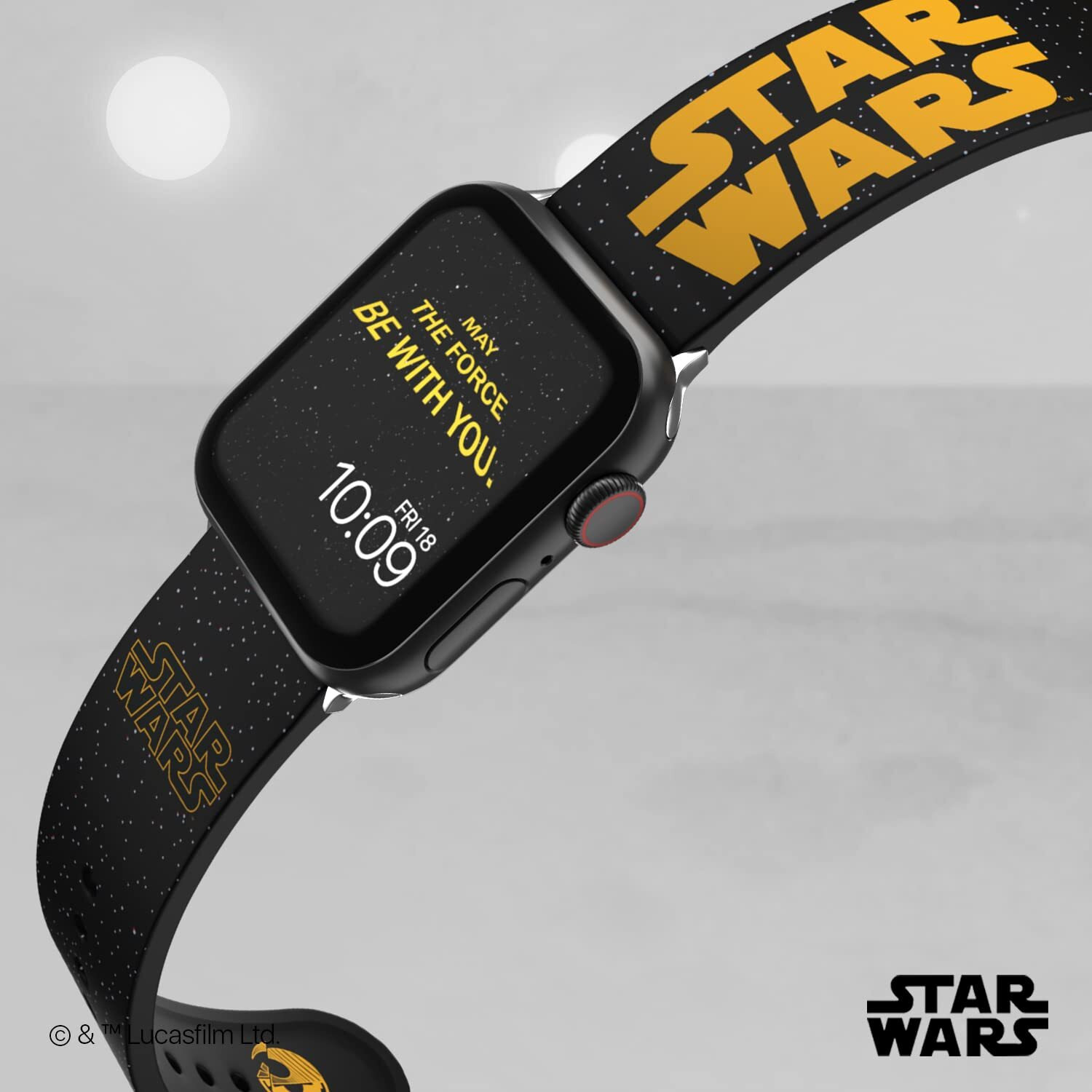 Star Wars - Galactic Smartwatch Band - Officially Licensed  Compatible With Every Size & Series Of Apple Watch (Watch Not Included)