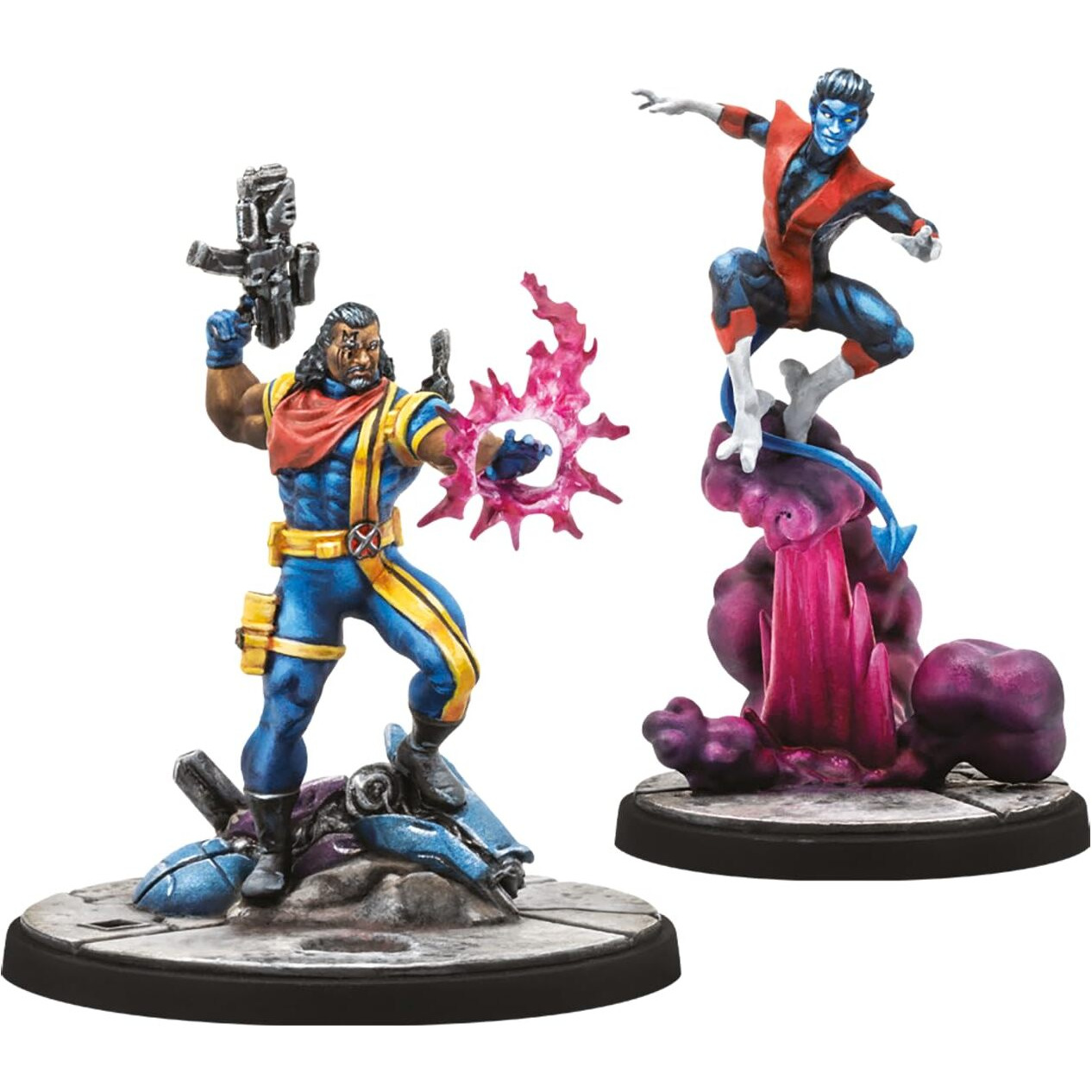 Marvel Crisis Protocol Bishop & Nightcrawler Character Pack - X-Men Miniatures With Advanced Abilities Tabletop Superhero Game  Ages 14+  2 Players  90 Minute Playtime  Made By Atomic Mass Games