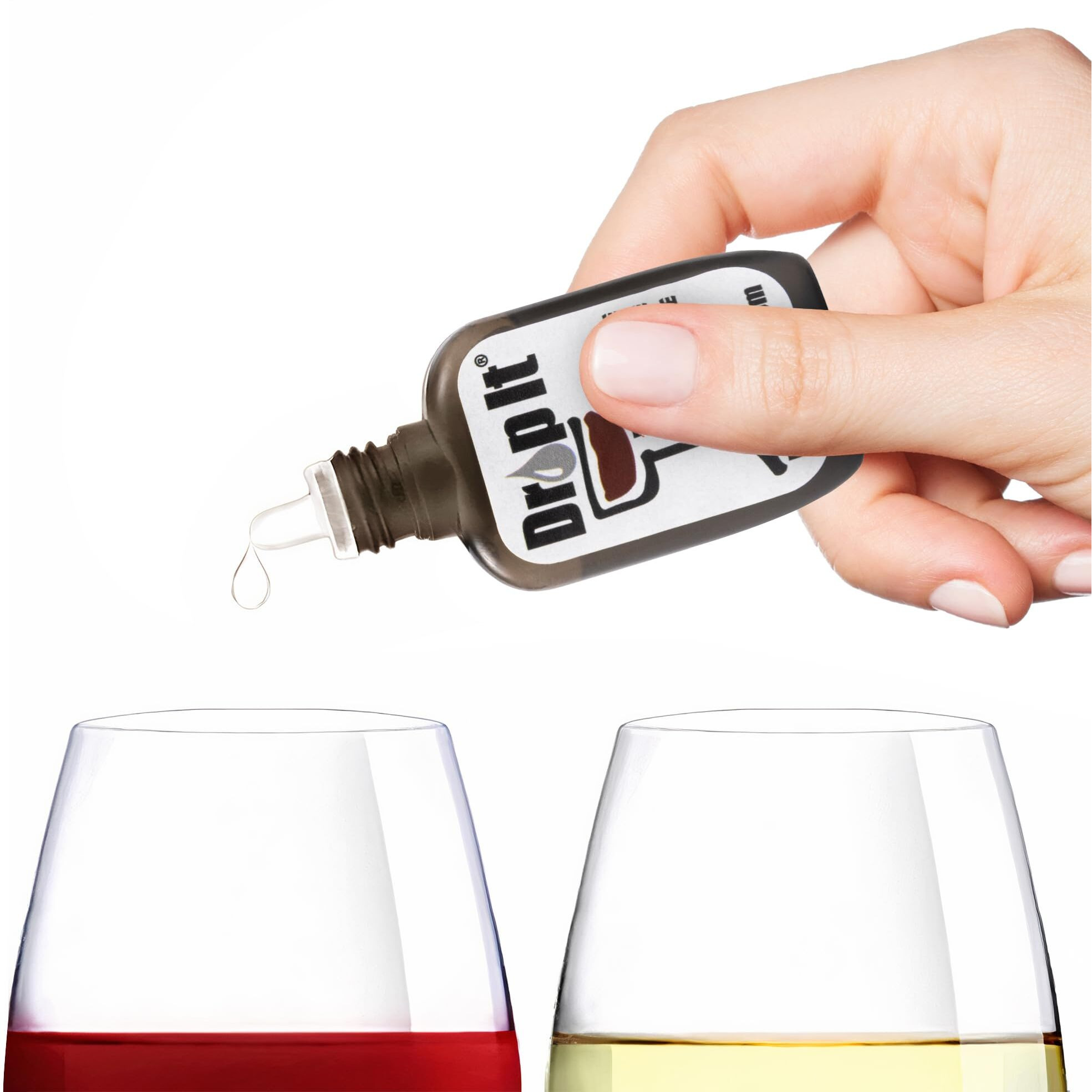 Drop It Original Wine Drops 1 Pack | Naturally Reduces Wine Sulfites & Tannins | Can Eliminate Wine Sensitivities  Allergies And Histamines | Wine Wand Alternative | Usa-Made | Wine Sulfite Remover