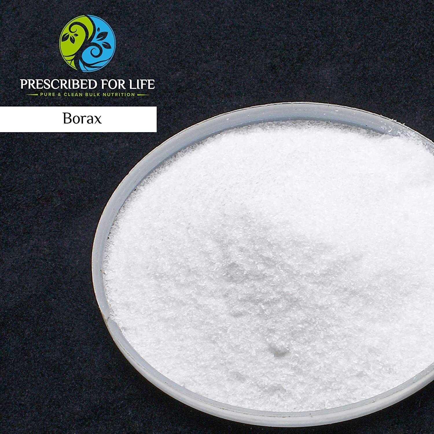 Prescribed For Life Borax Powder | Household Laundry Booster  Slime Activator & Multipurpose Cleaning Powder | All Natural Sodium Borate Powder  1 Lb