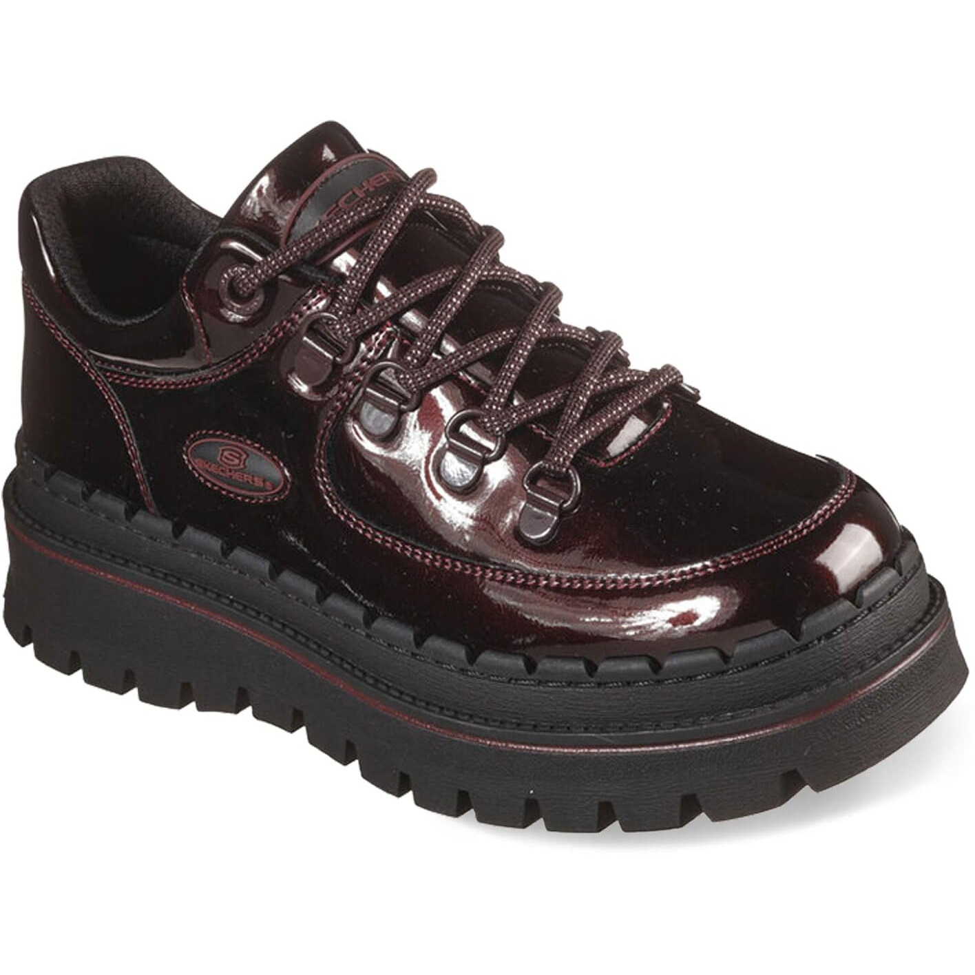 Skechers Womens Heritage Fashion Boot  Burgundy  9 Us