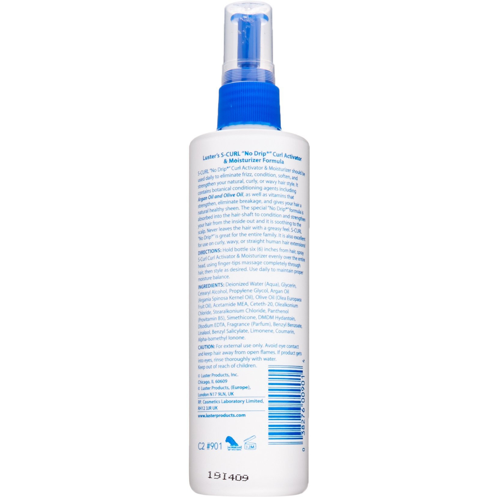 Luster's S-Curl Activator  Moisturizer No Drip  8-Ounce Spray Bottle