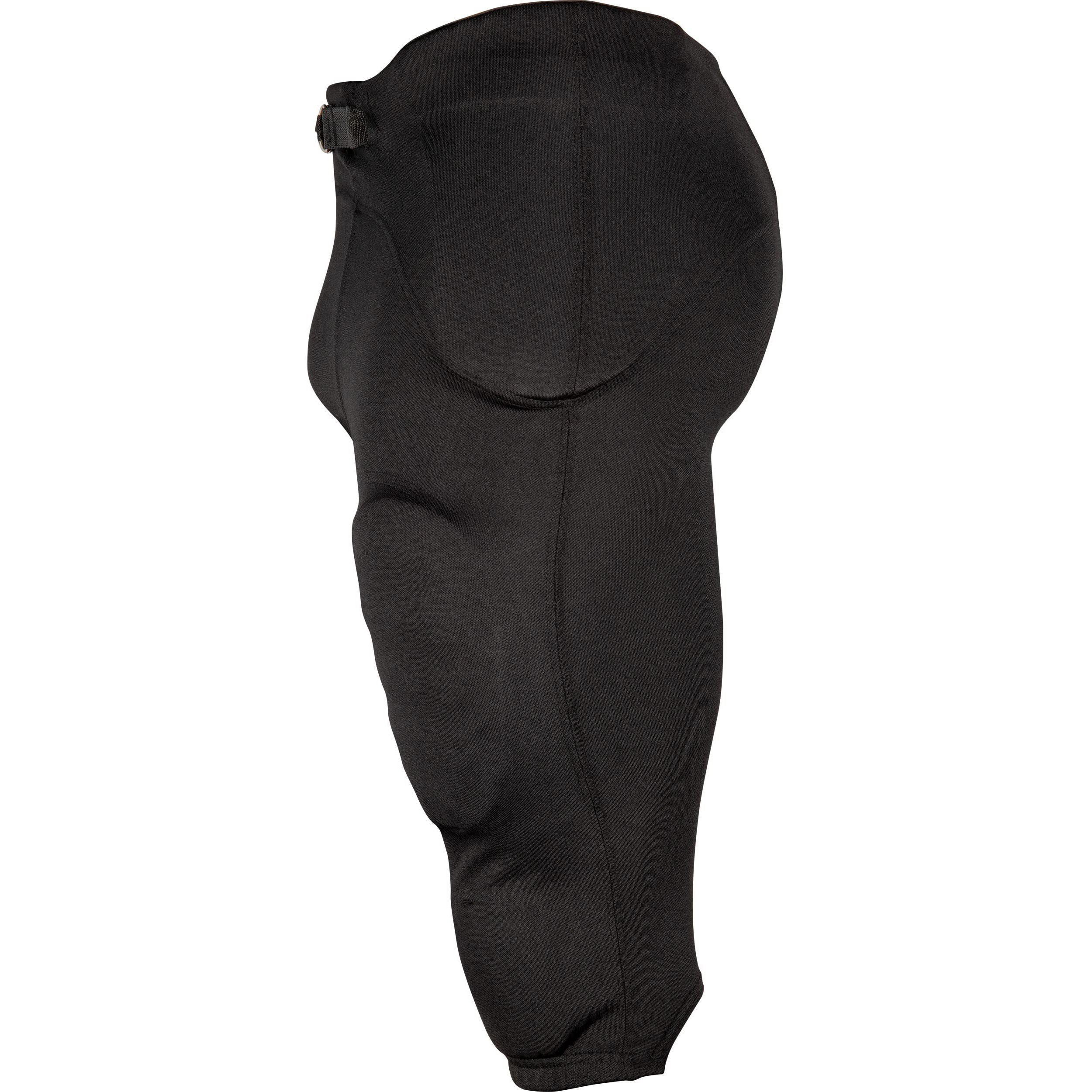 Champro Mens With Pads Safety Integrated Football Polyester Practice Pant  Black  3X-Large Us