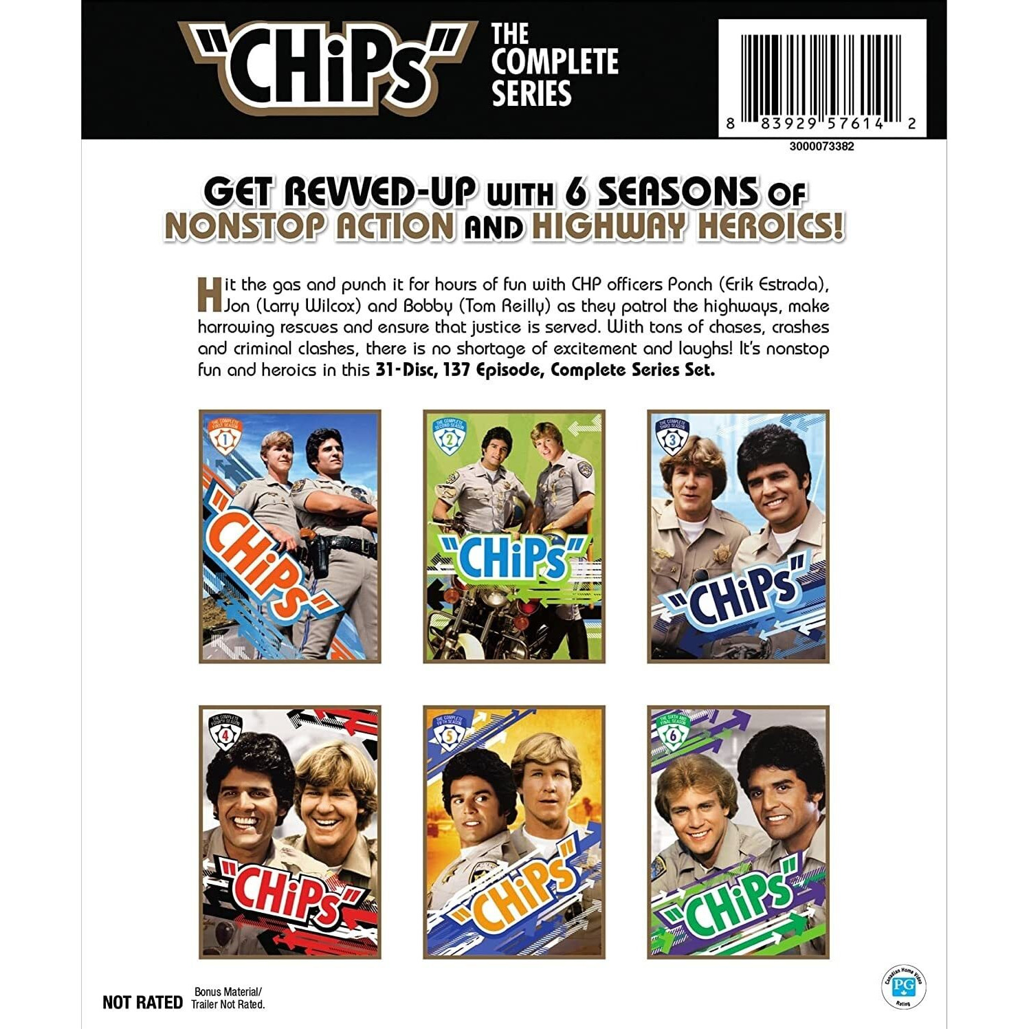 Chips The Complete Series Collection - Seasons 1 - 6 (Dvd) [Region 1]