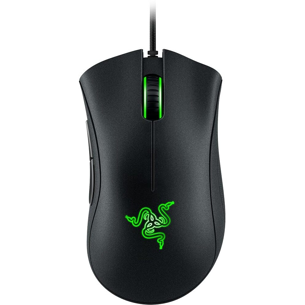 Razer Deathadder Essential (2021) - Wired Gaming Mouse (Optical Sensor  6400 Dpi  5 Programmable Buttons  Ergonomic Form Factor) Black