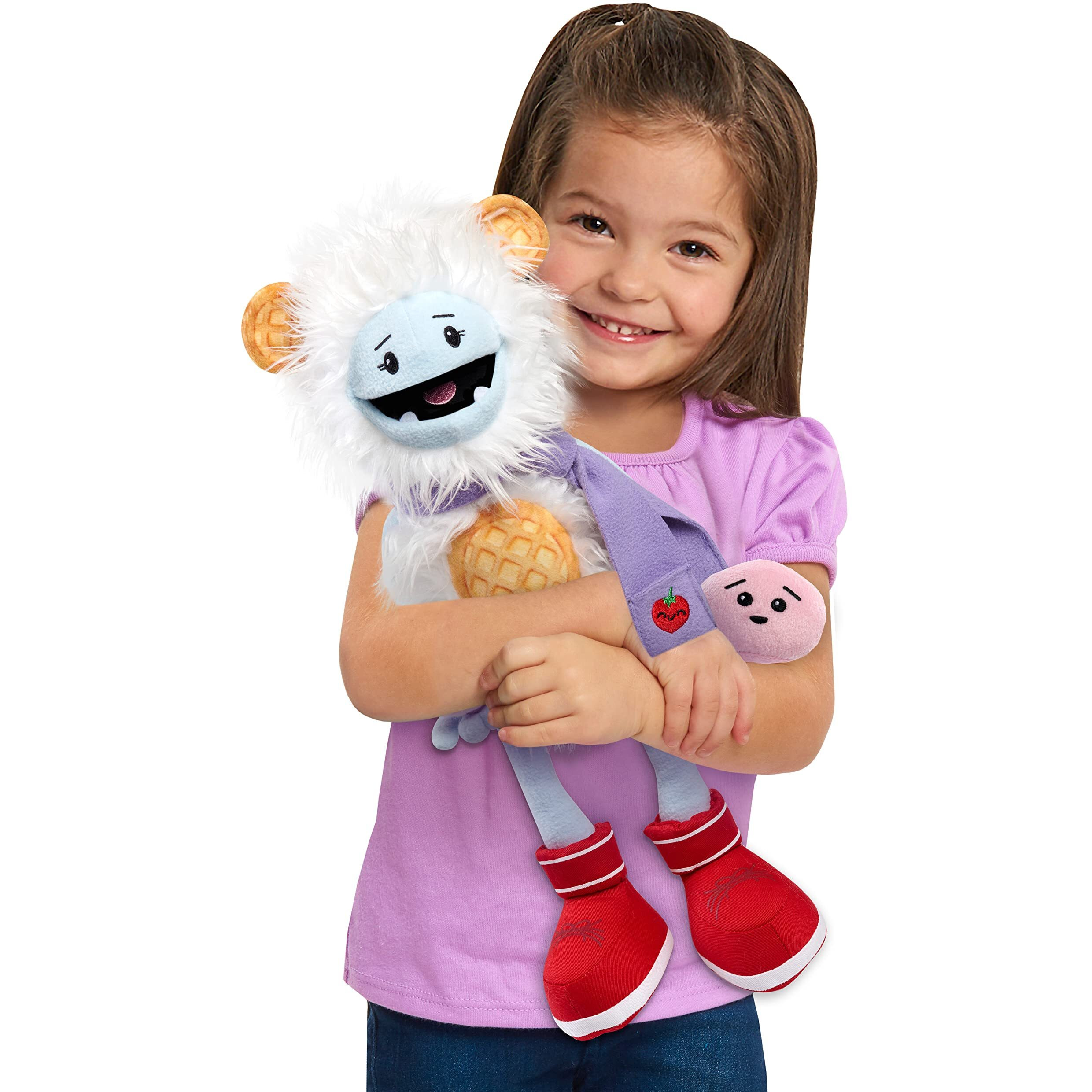 Large 11-Inch Plush Waffles + Mochi Stuffed Animals  Soft Plush  Stuffed Toys For Kids