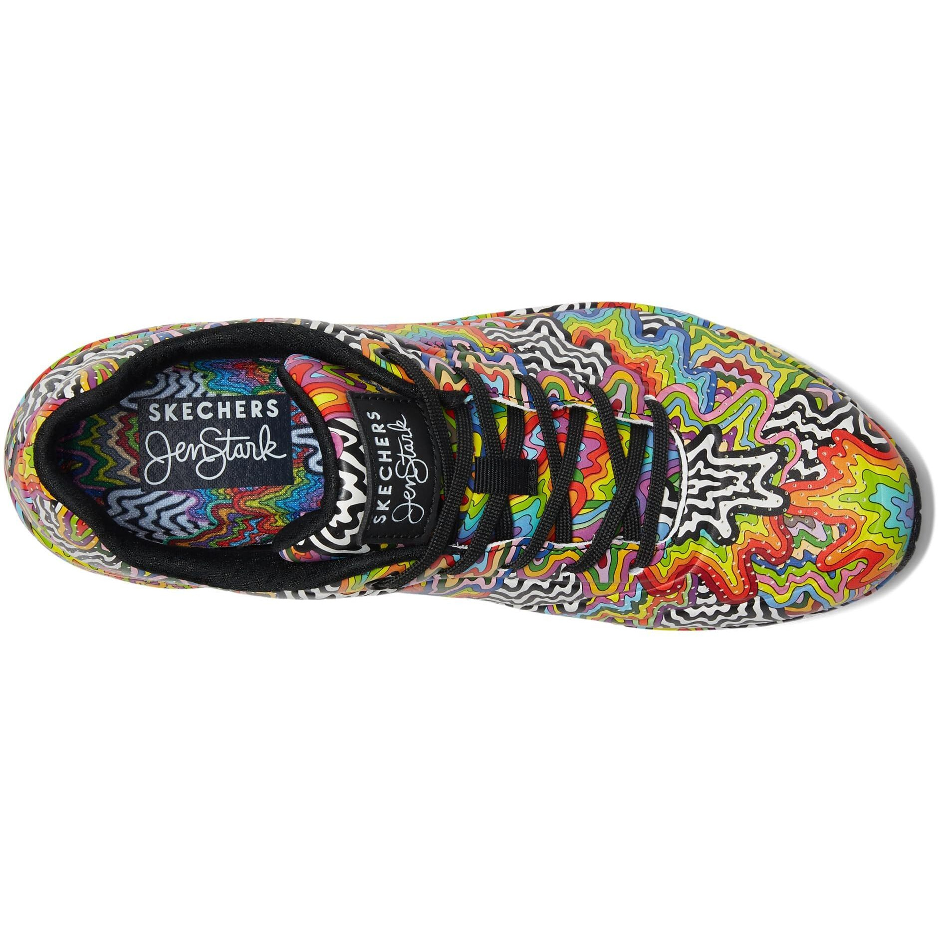 Skechers Women's Jen Stark Uno-Infinite Drip Sneaker  Multicolor  8.5