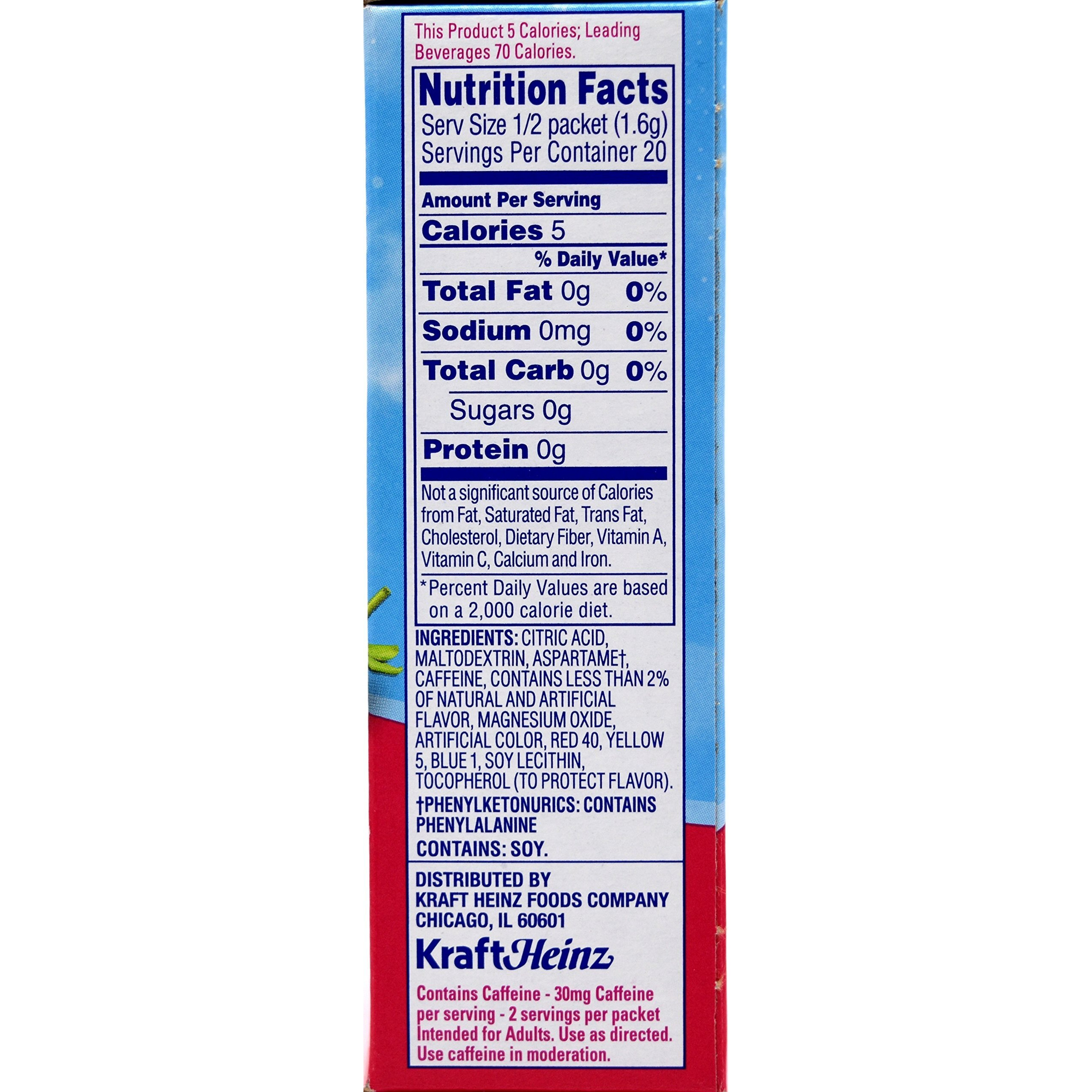 Crystal Light On The Go Wild Strawberry With Caffeine  10 Packets (Pack Of 4)