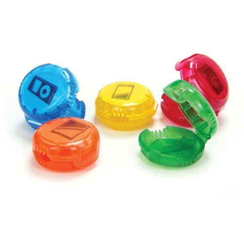 Dotz Cord Identifiers  Cord And Cable Management For Home And Office  5 Count  Bright Colors (Dci101Co-Cb)