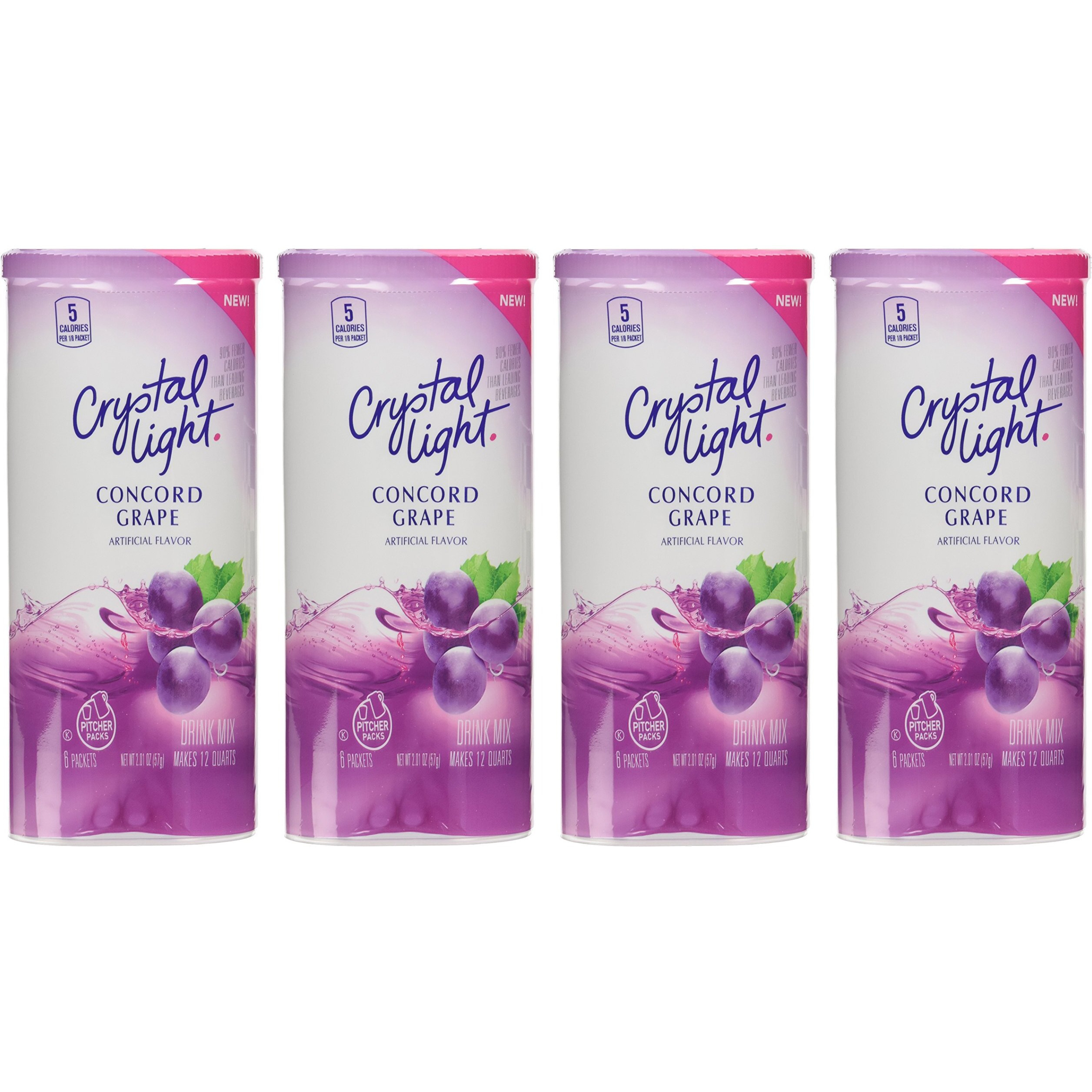 Crystal Light Concord Grape Drink Mix (Pack Of 4)
